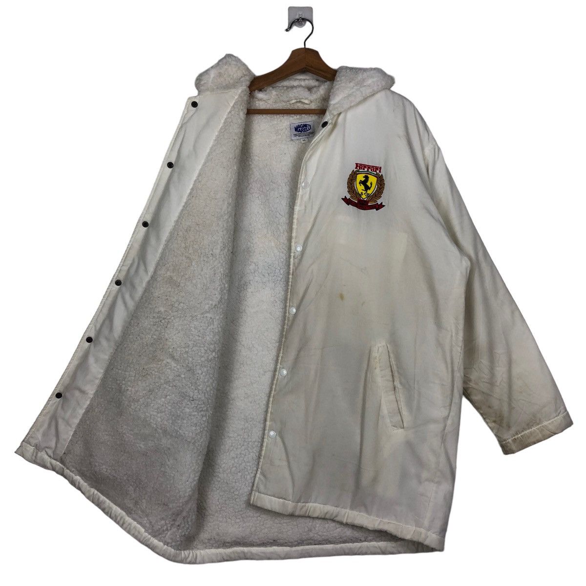 Japanese Brand 🔥Long Jacket Coach Hoodie Big Logo Magneti Marelli Ferrari Size US L / EU 52-54 / 3 - 10 Thumbnail