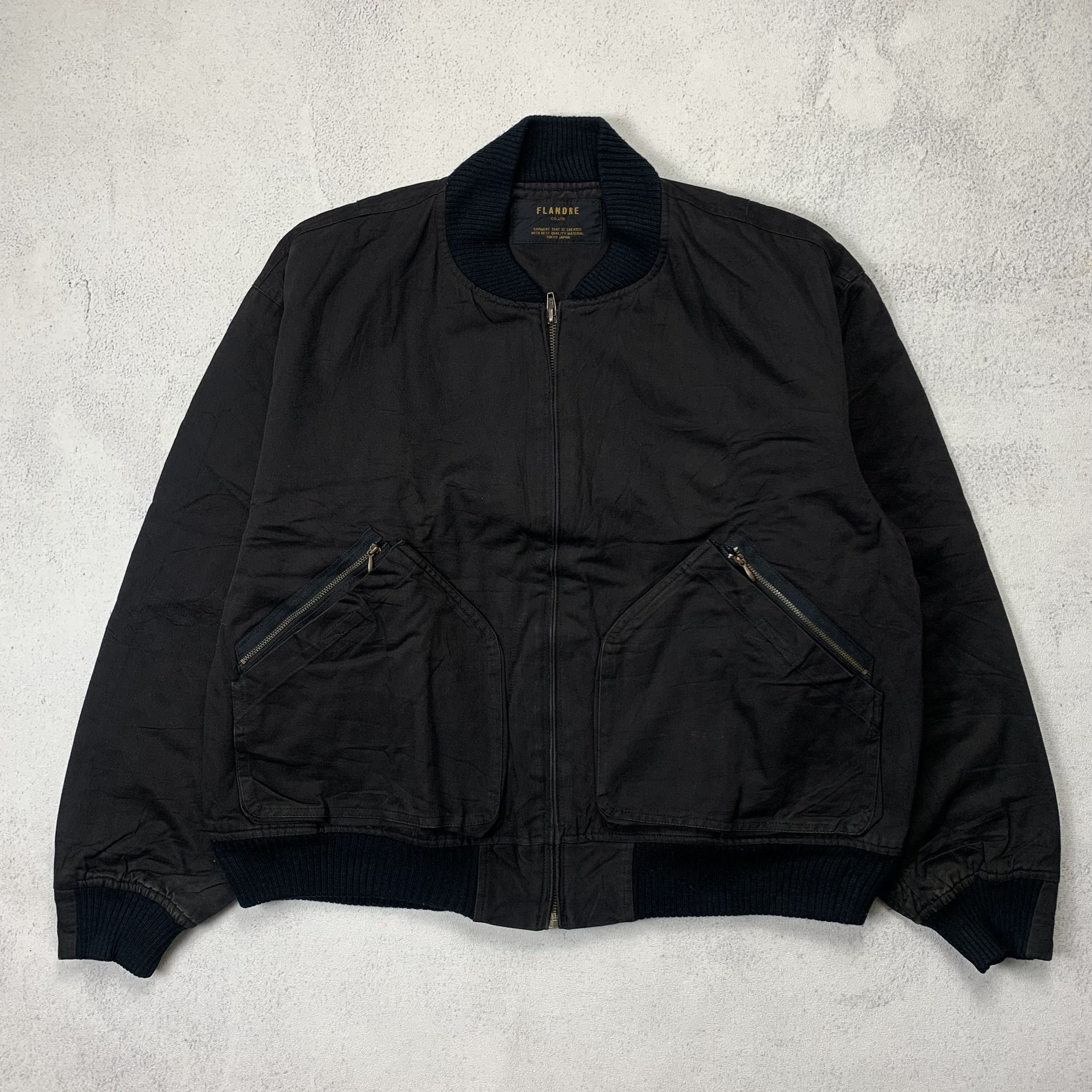 Japanese Brand Vintage Flandre AW1989 Bomber Jacket Size US L / EU 52-54 / 3 - 2 Thumbnail