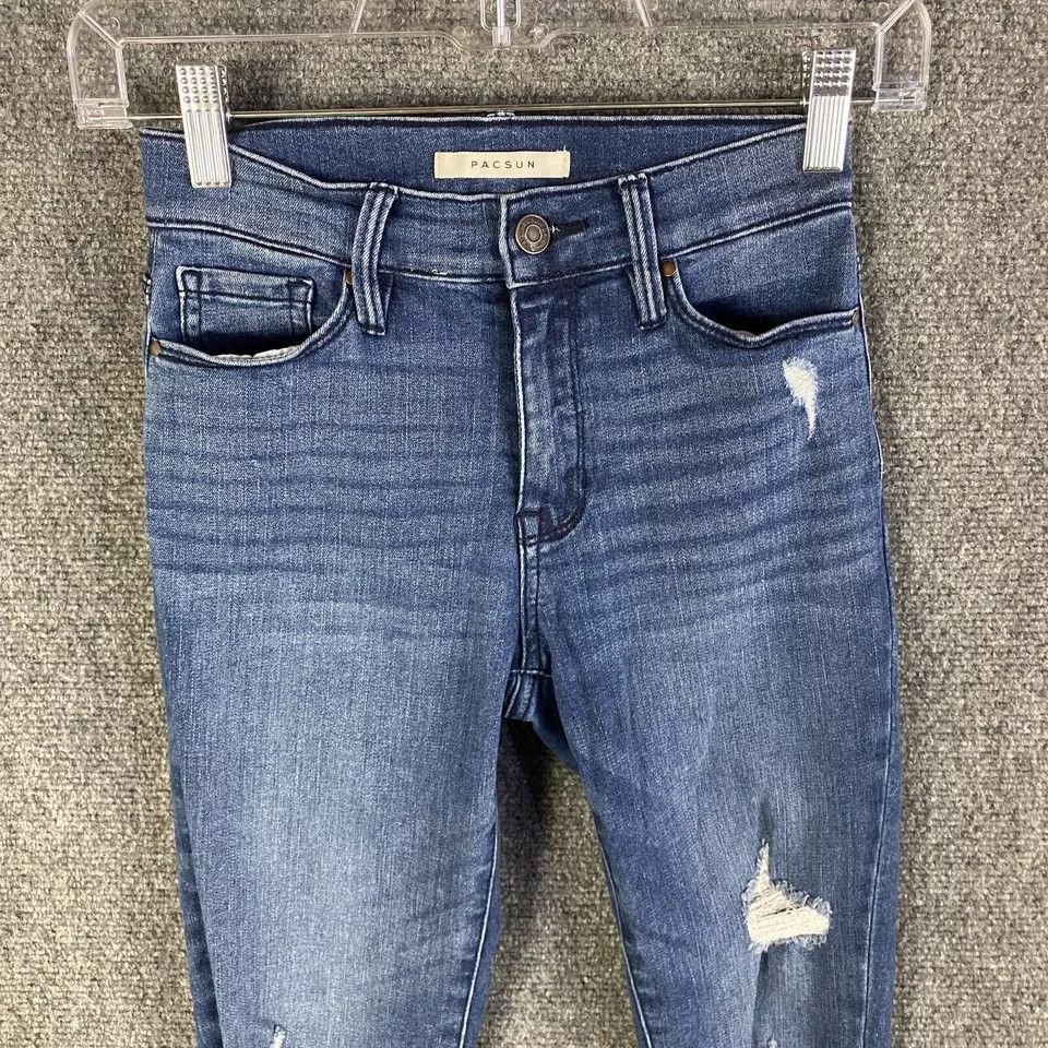 Pacsun Pacsun Jeans Juniors Size 22 High Rise Jegging Denim Cotton Size 22" - 2 Thumbnail