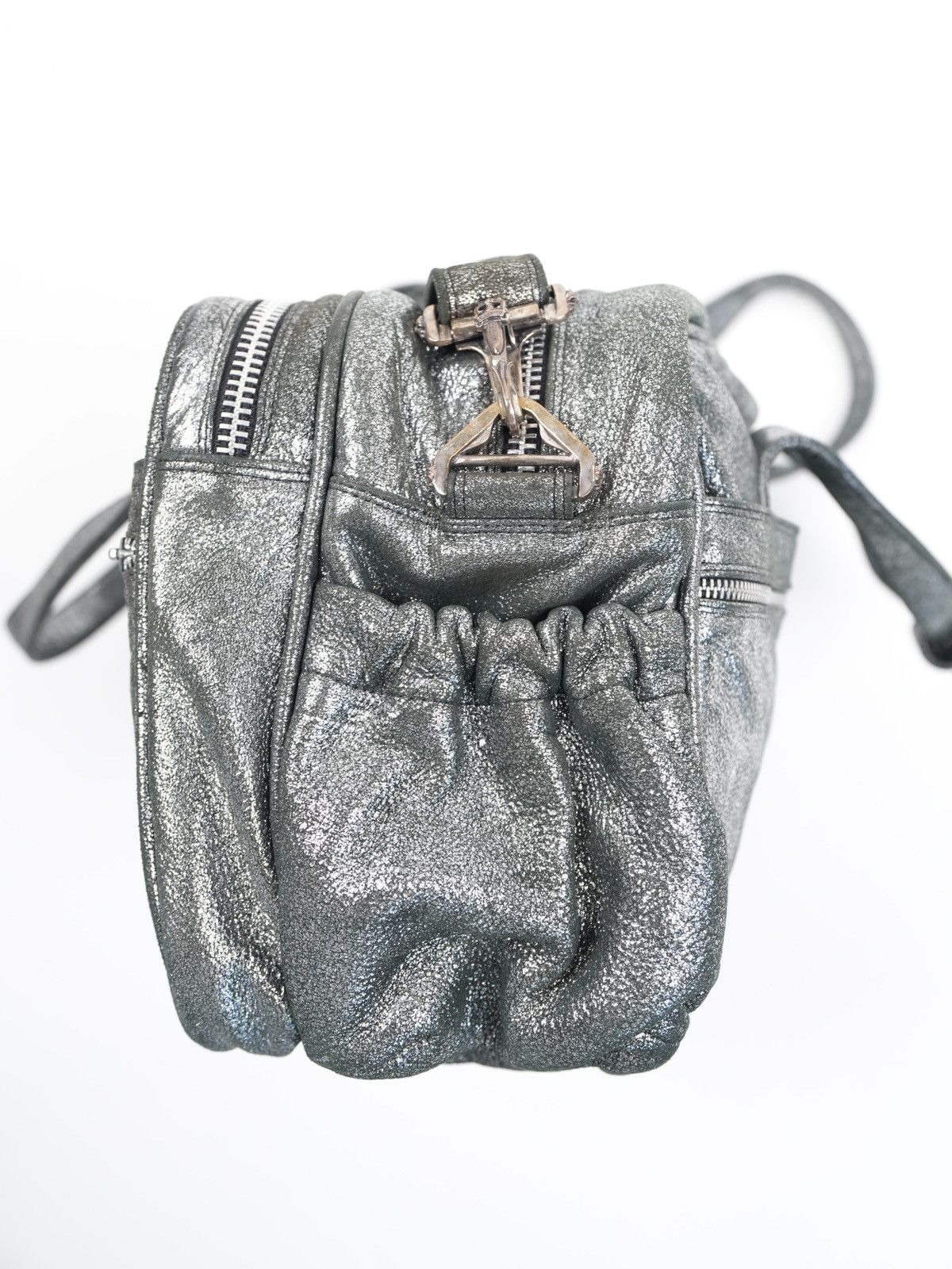 Chrome Hearts Chrome Hearts Diaper Bag Silver Metallic Leather Size ONE SIZE - 11 Thumbnail