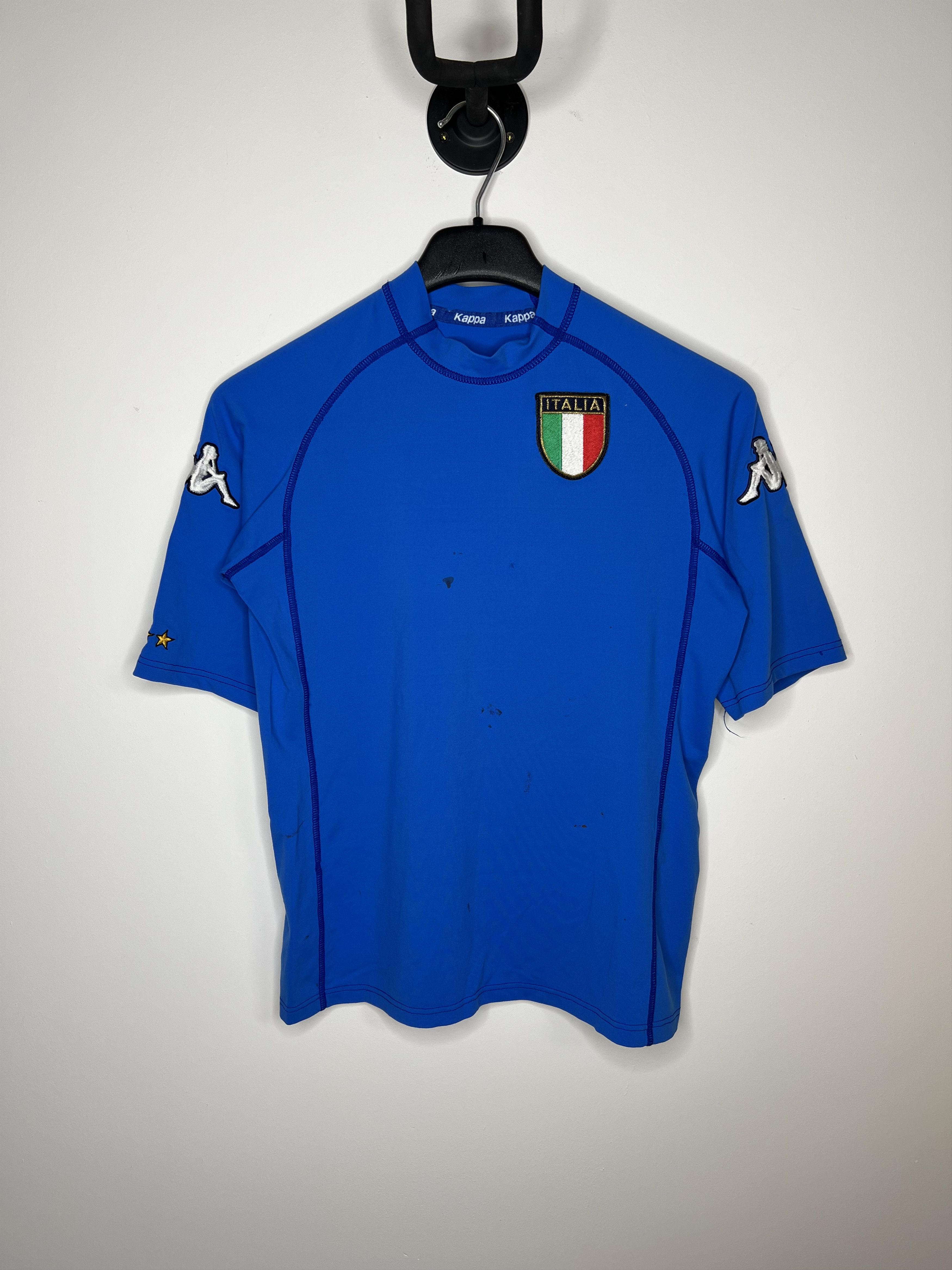 Kappa ITALY TEAM 2000 2002 HOME FOOTBALL SHIRT SOCCER JERSEY Size US S / EU 44-46 / 1 - 1 Thumbnail