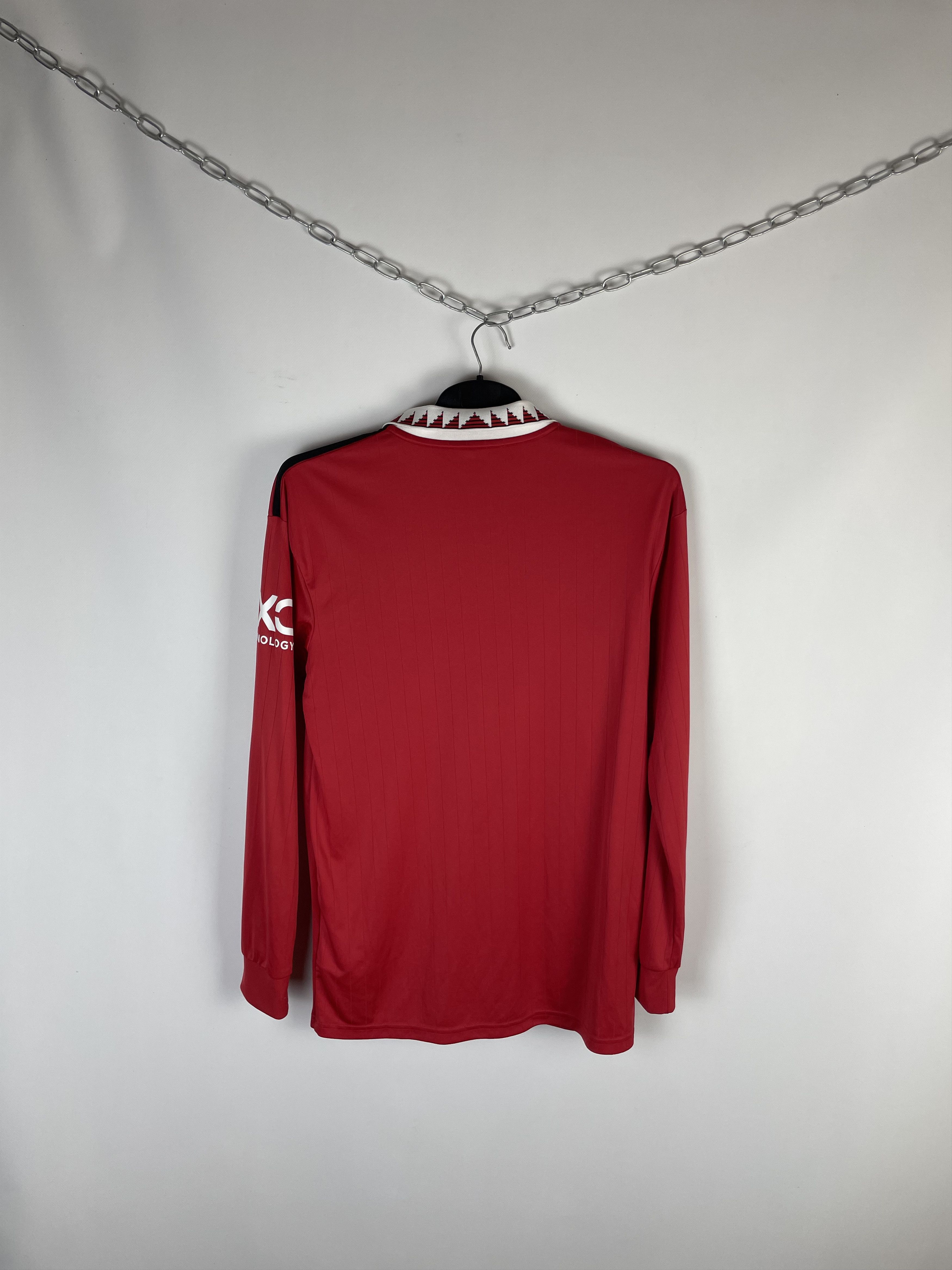 Adidas × Vintage Adidas Manchester United 22/23 Home Jersey Long Sleeve Size US M / EU 48-50 / 2 - 9 Thumbnail