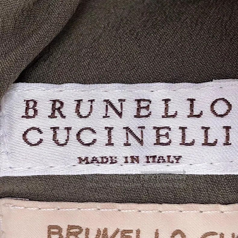 Brunello Cucinelli Brunello Cucinelli Military Green Long Cashmere Coat Size XS / US 0-2 / IT 36-38 - 5 Thumbnail
