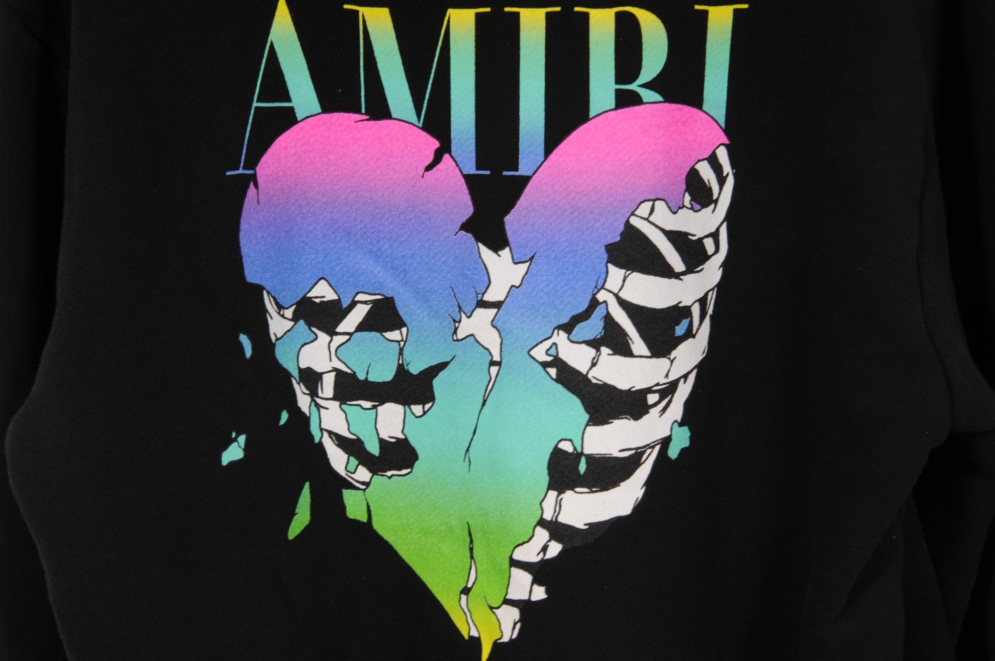 Amiri Lovers Skeleton Heart Hoodie Size L / US 10 / IT 46 - 6 Thumbnail