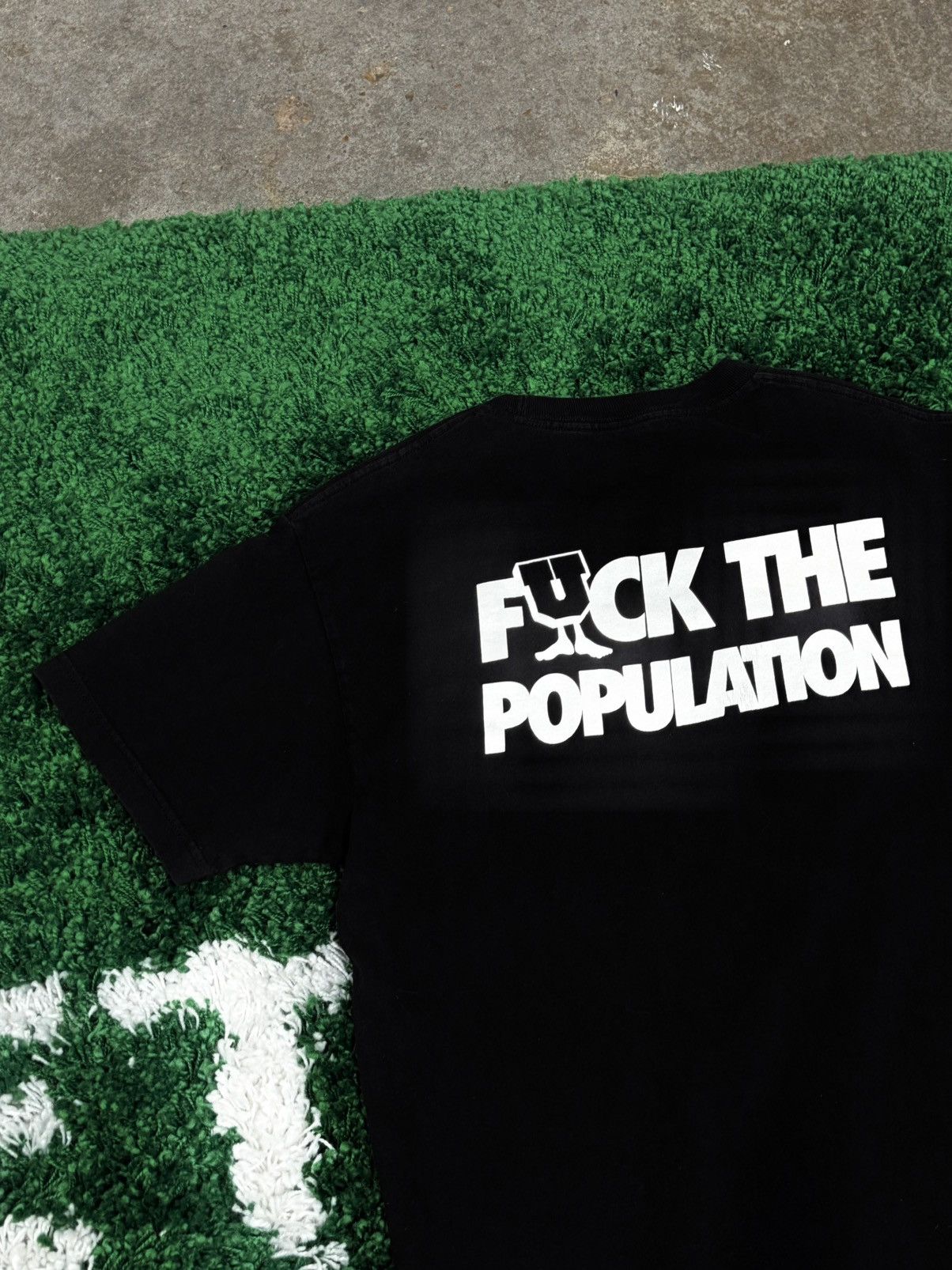 Fuck The Population × Undefeated Fuck The Population x Undefeated Black Fuck Logo Tee Large Size US L / EU 52-54 / 3 - 2 Thumbnail