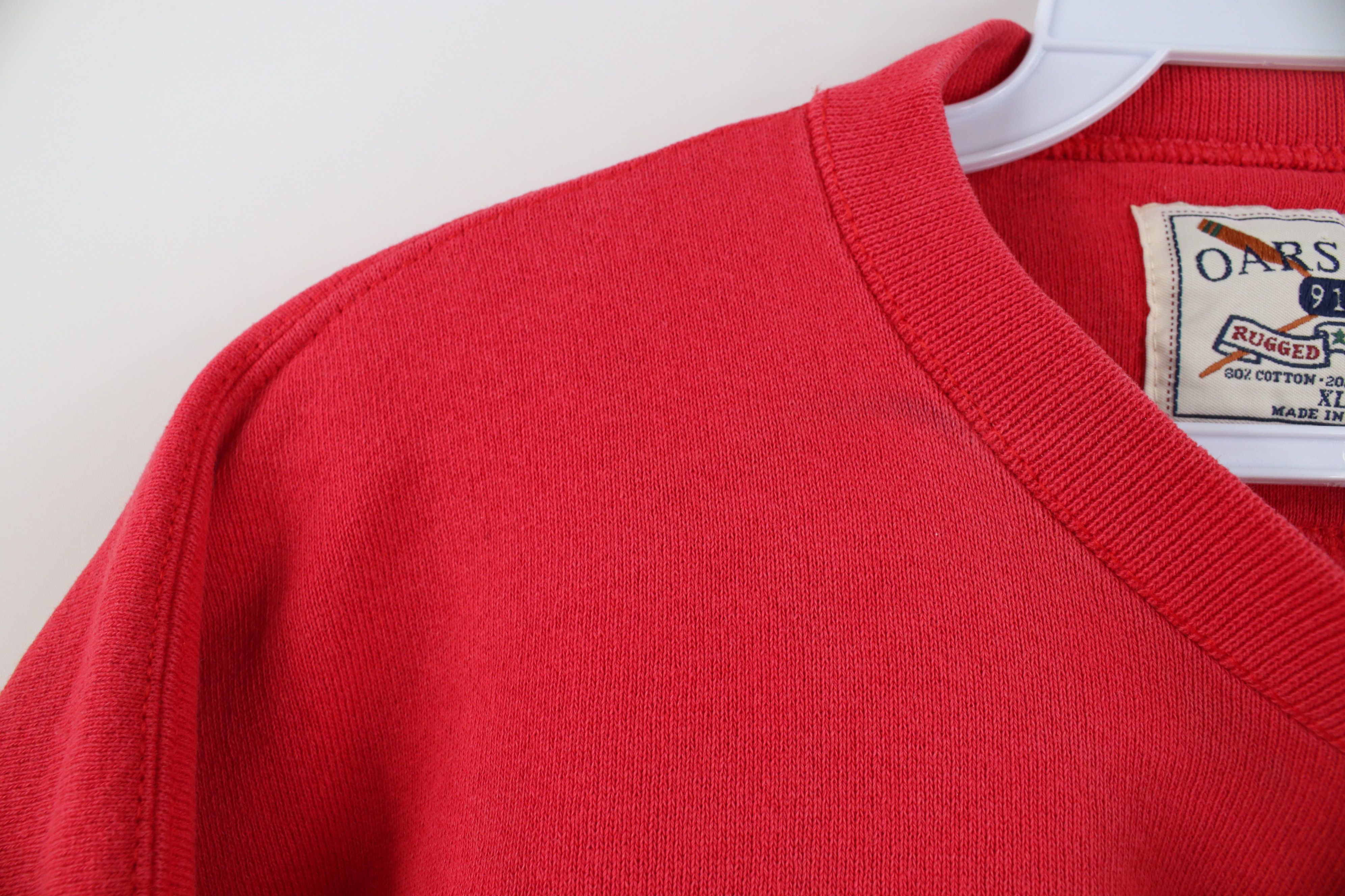 Vintage Vintage 90s Champps Michigan Crewneck Sweatshirt Red USA Size US XL / EU 56 / 4 - 10 Thumbnail