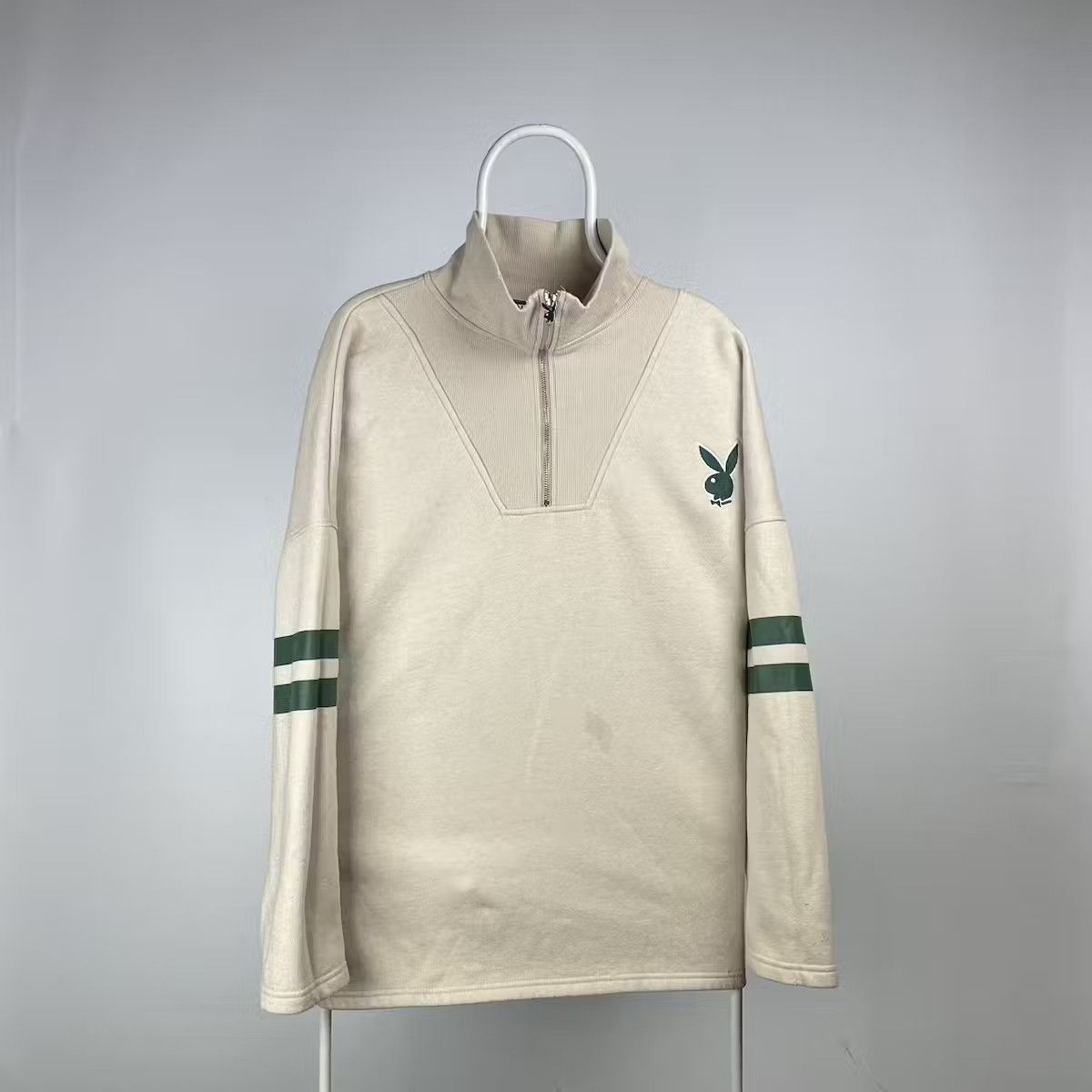 Playboy Playboy half zip streetwear fashion size XXLARGE Size US XXL / EU 58 / 5 - 2 Thumbnail