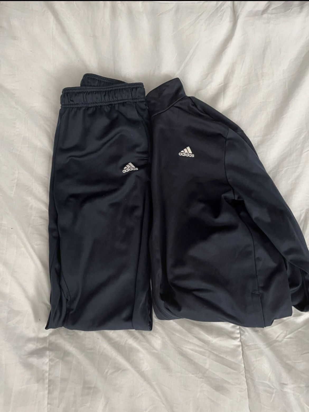 Adidas Navy Blue Adidas Tracksuit Size US 39 - 1 Thumbnail
