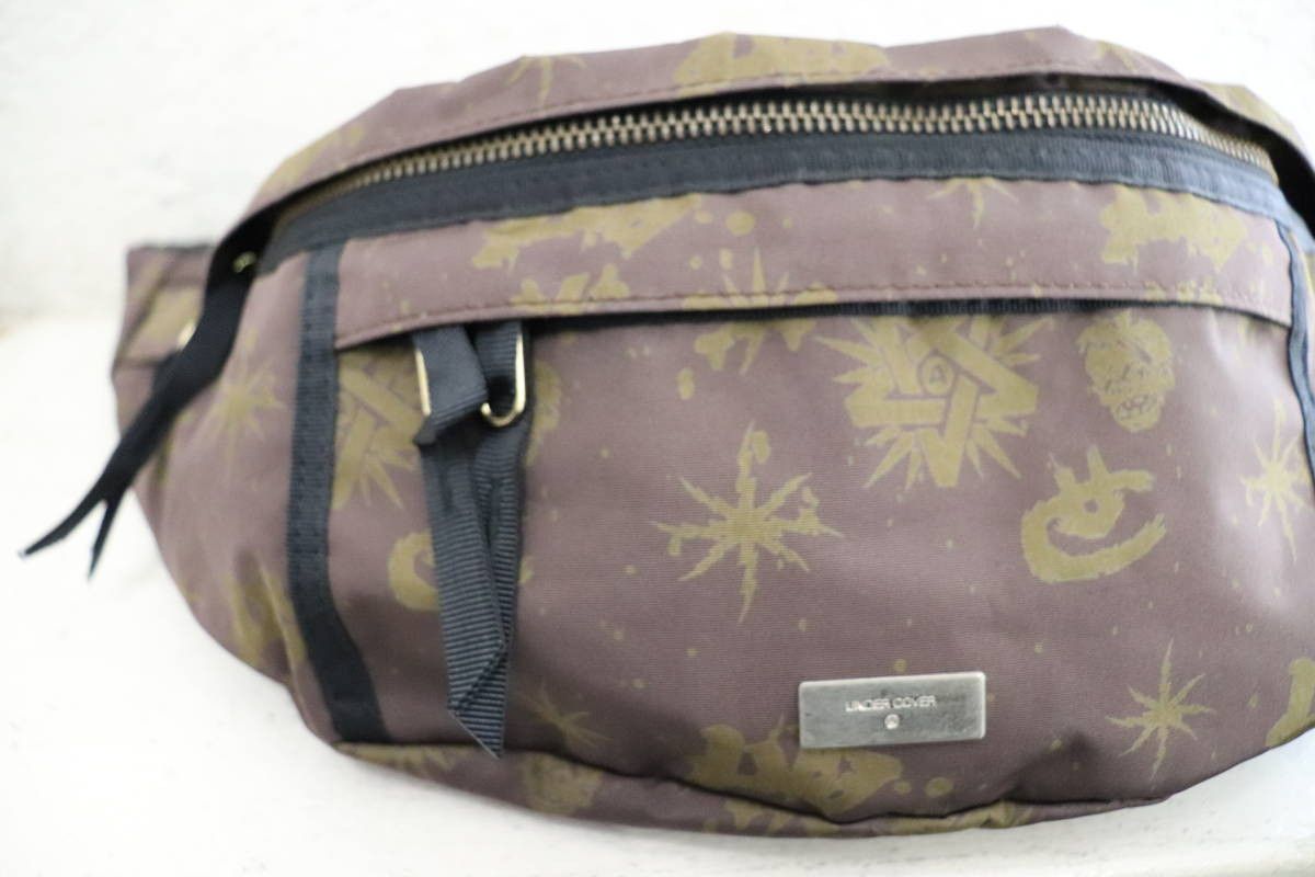 Undercover AW 2001 UNDERCOVER MONOGRAM PATTERN WAIST BAG BROWN Size ONE SIZE - 8 Thumbnail