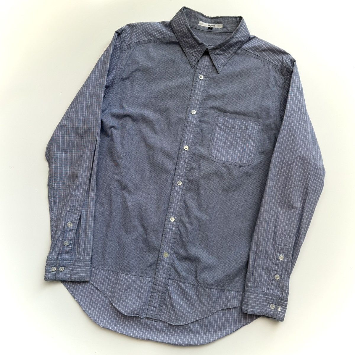 Yuji Yamada 1990s Yuji Yamada Contrast Panel Button Up Shirt Size US M / EU 48-50 / 2 - 1 Thumbnail