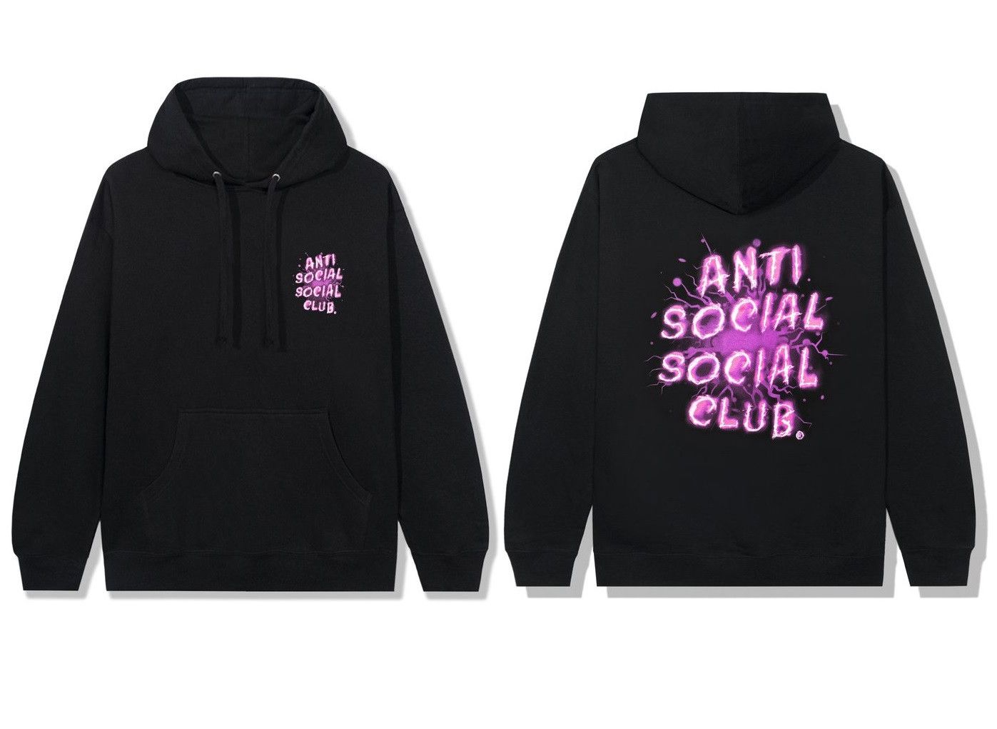 Anti Social Social Club DS ASSC I See Pink Splash Black Hoodie BAPE KITH FTP FOG CDG Size US XL / EU 56 / 4 - 6 Thumbnail