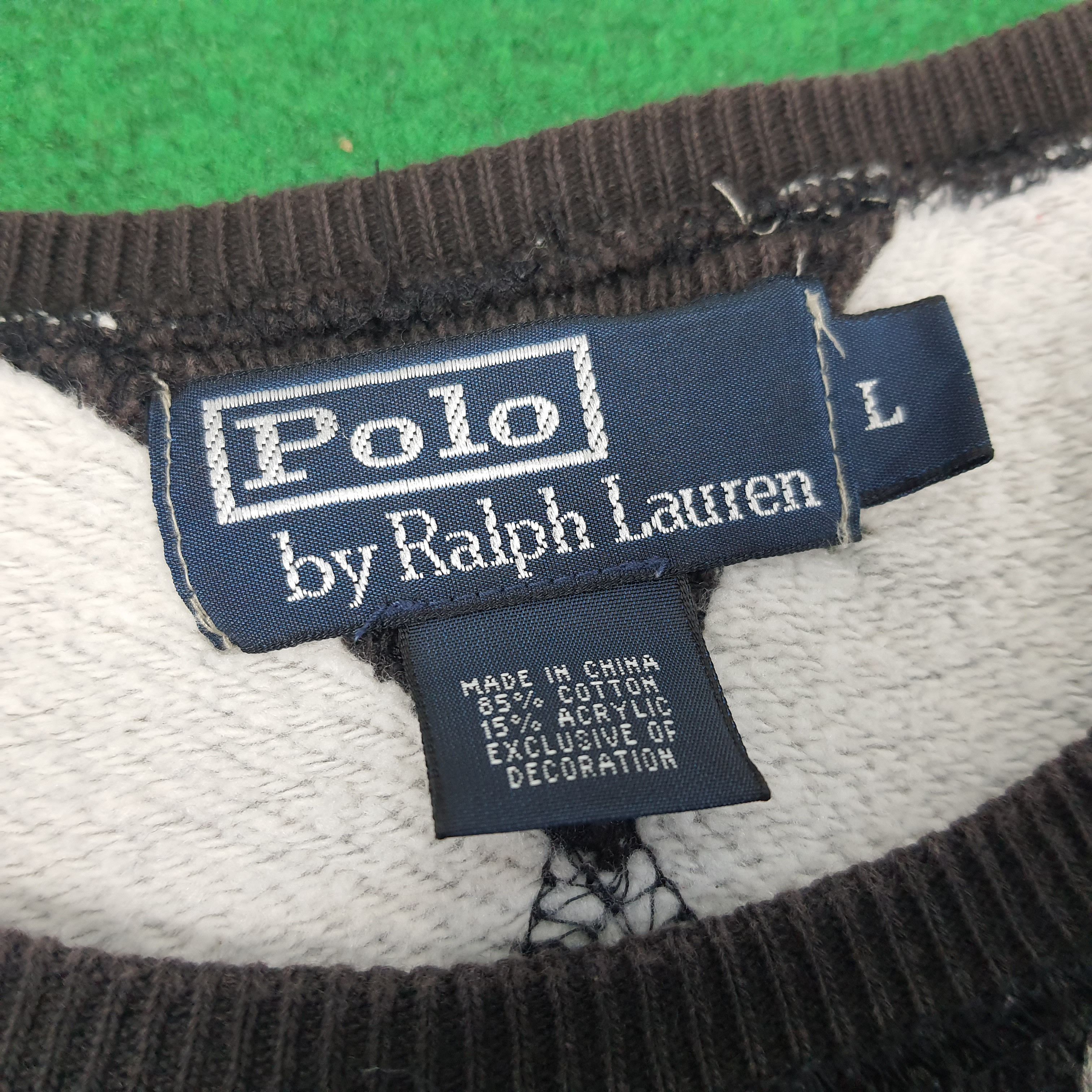 Polo Ralph Lauren × Vintage Vintage POLO by Ralph Lauren Raglan Sweatshirts Size US L / EU 52-54 / 3 - 5 Thumbnail