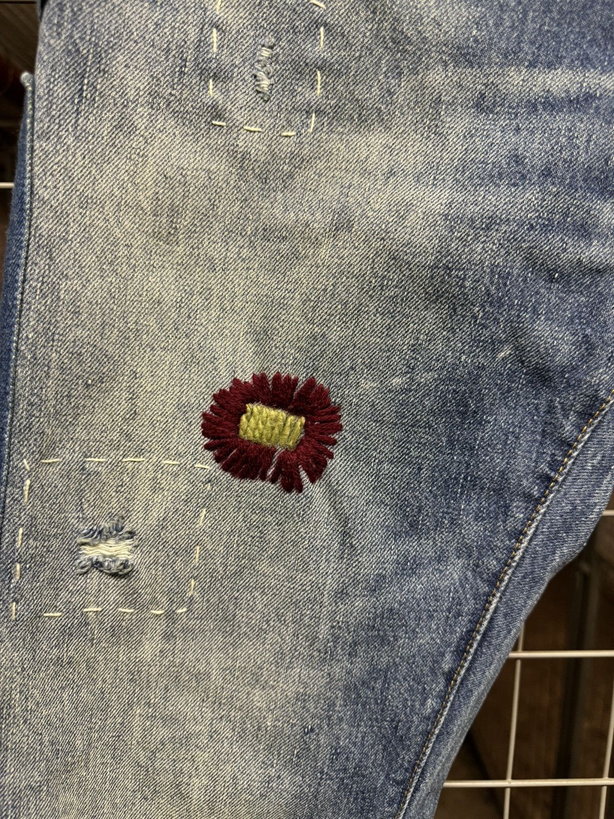 Levi's Vintage Clothing Levi’s Flower Denim Size US 32 / EU 48 - 10 Thumbnail