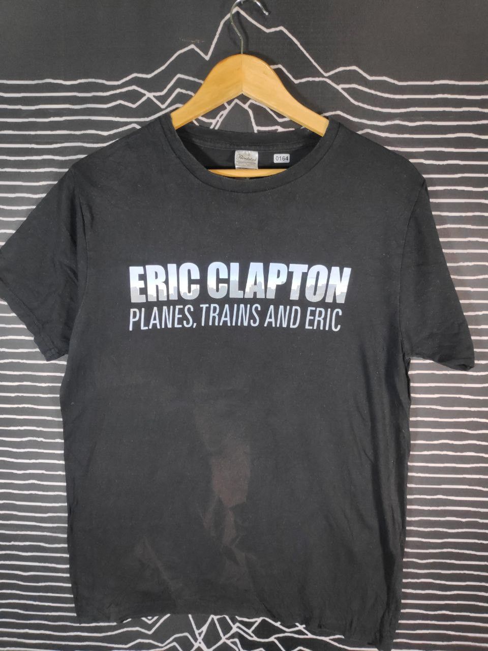 Band Tees × Vintage Vtg Eric Clapton Planes, Trains And Eric Band Tee Size M Size US M / EU 48-50 / 2 - 3 Thumbnail