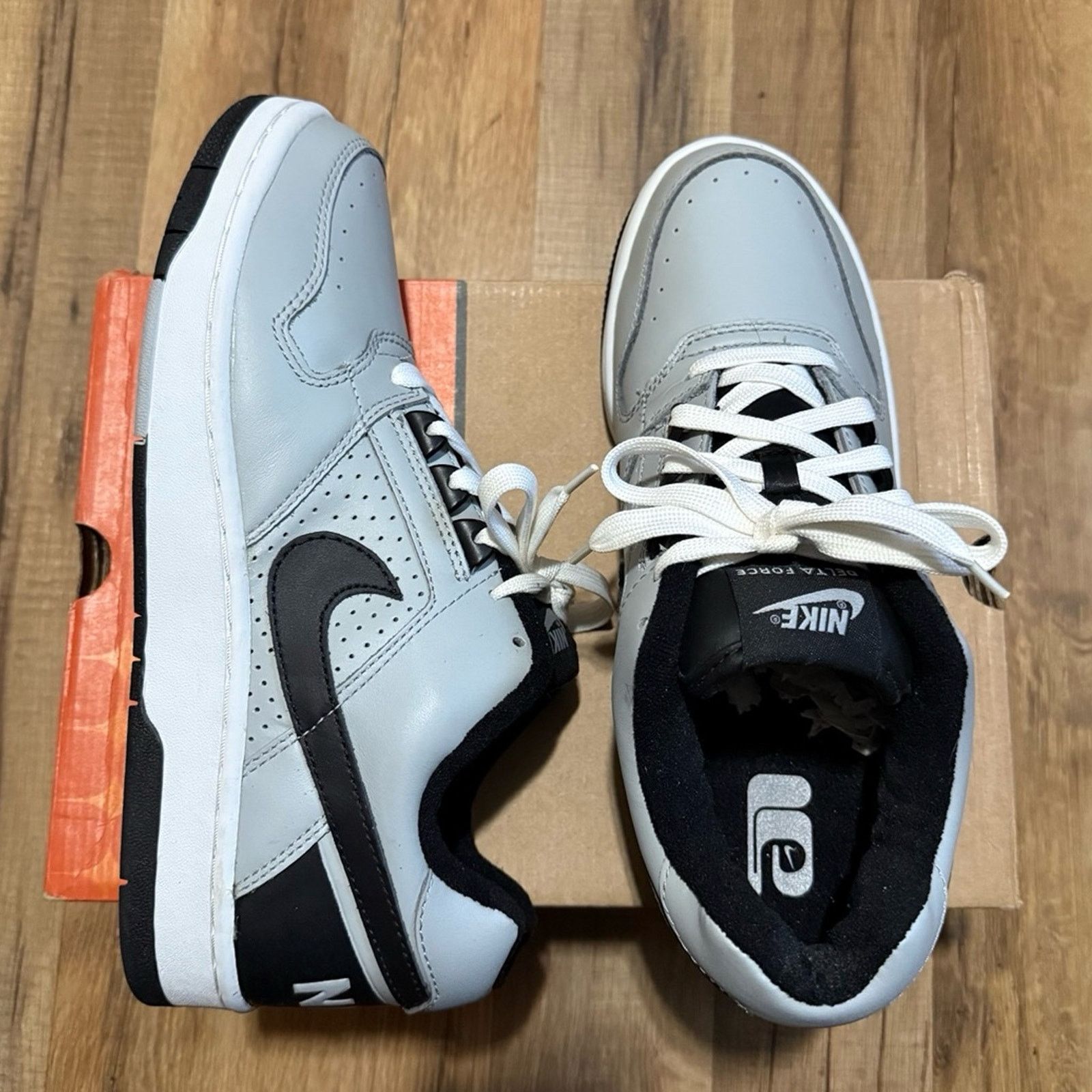 Nike 2004 Nike Delta Force Low Silver Black Size US 10.5 / EU 43-44 - 1 Thumbnail