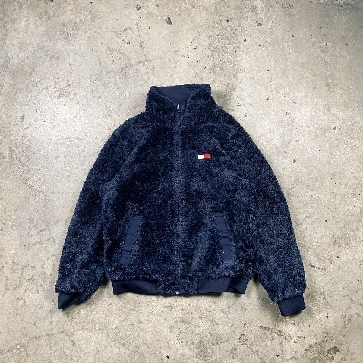 Designer × Tommy Hilfiger Rare Tommy Hilfiger Reversible Fur Zip Up Jacket Size US M / EU 48-50 / 2 - 2 Thumbnail