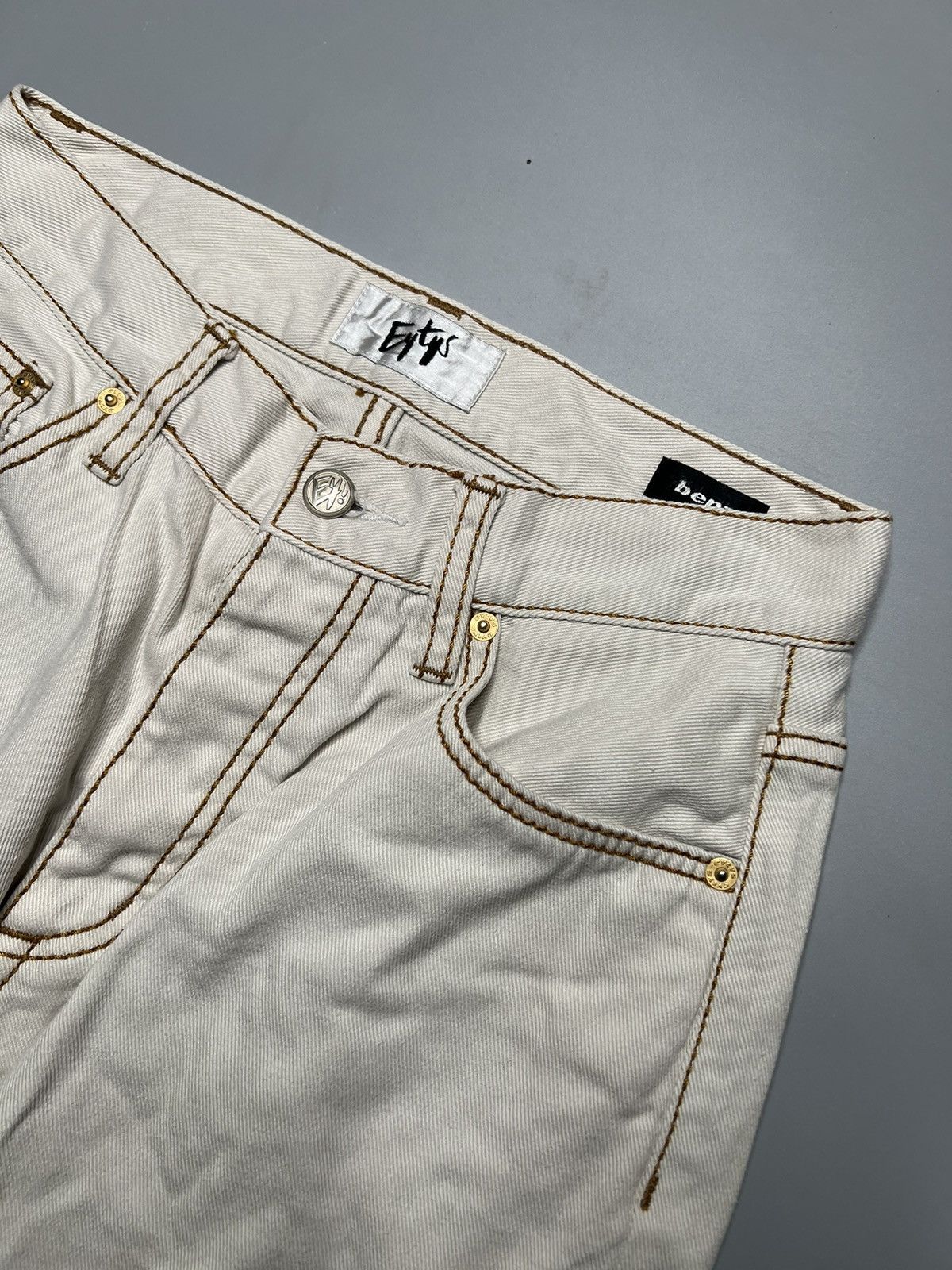 Eytys Eytys Benz Twill Ecru Pants Size 27" / US 4 / IT 40 - 4 Thumbnail