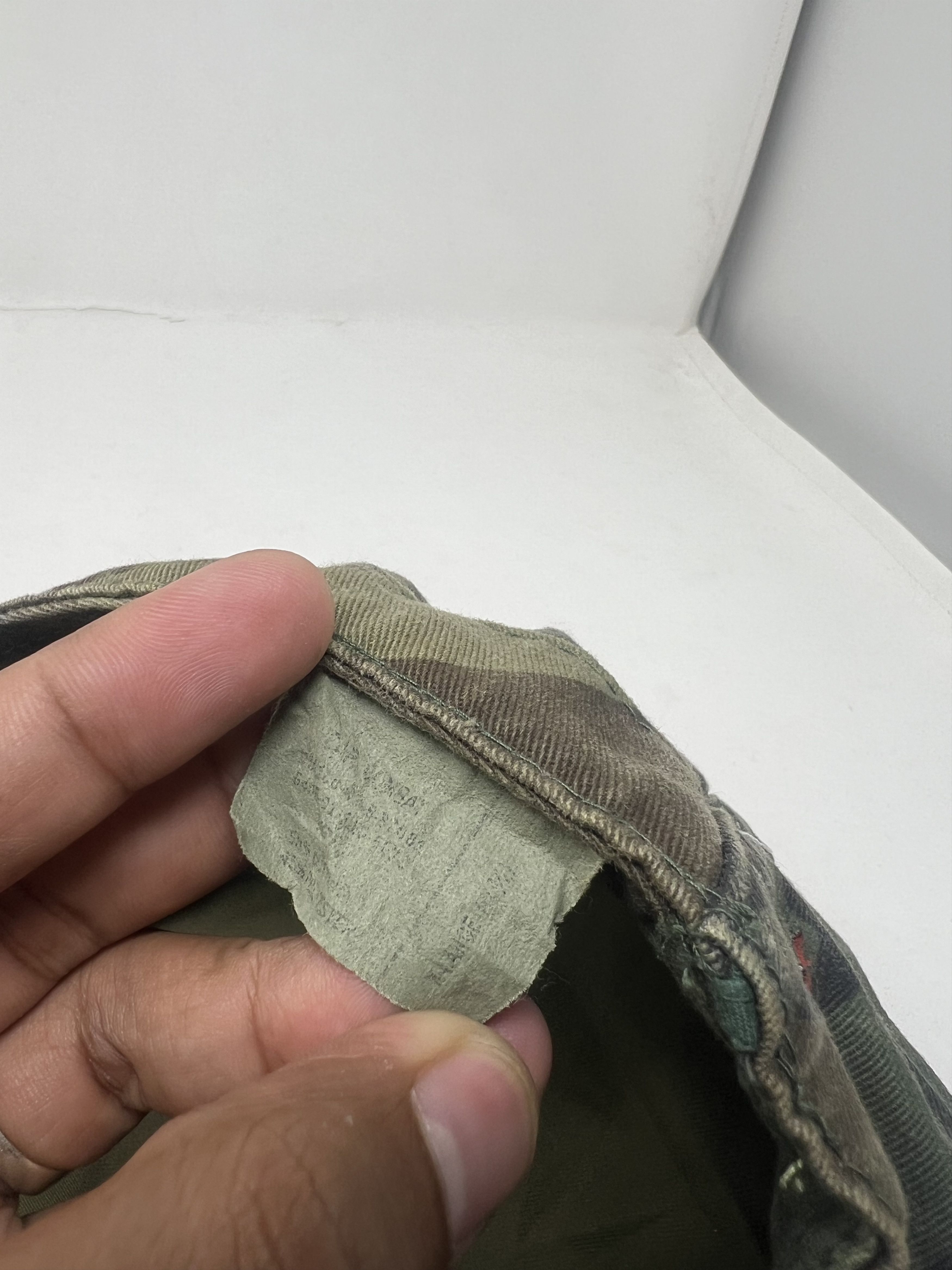Vintage Vintage Millitary Woodland Distressed Fitted Hat Size ONE SIZE - 11 Thumbnail