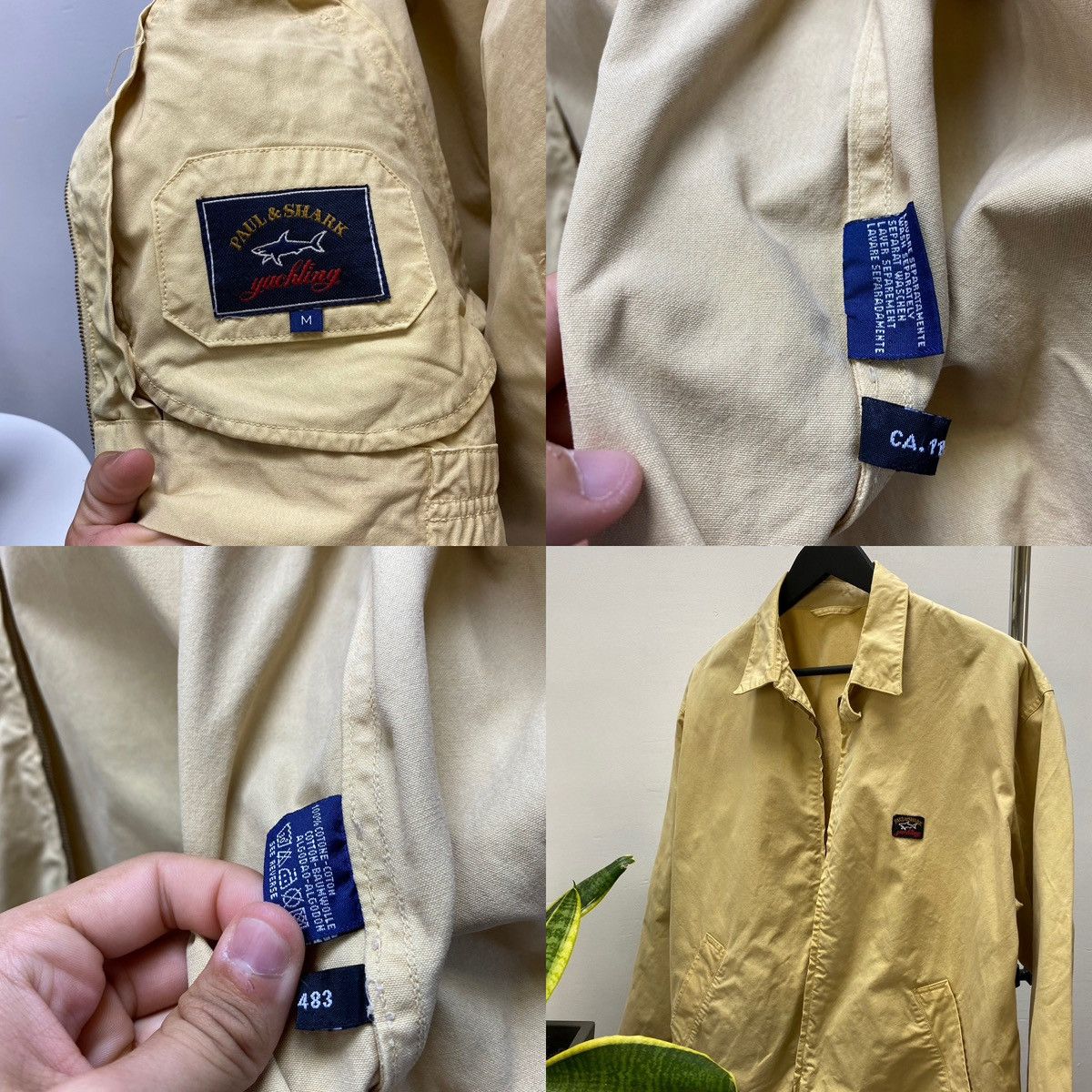 Paul & Shark Paul & Shark Cotton Vintage Jacket Coach Men’s Beige M Size US M / EU 48-50 / 2 - 25 Thumbnail