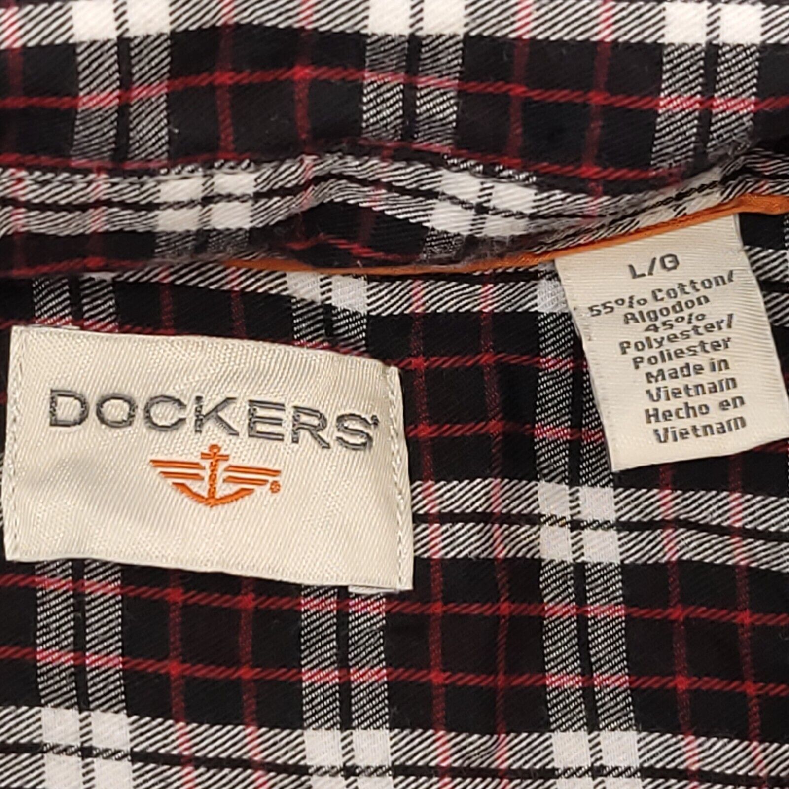 Dockers Dockers Tartan Flannel Shirt Mens Size Large L Black White Size US L / EU 52-54 / 3 - 3 Thumbnail
