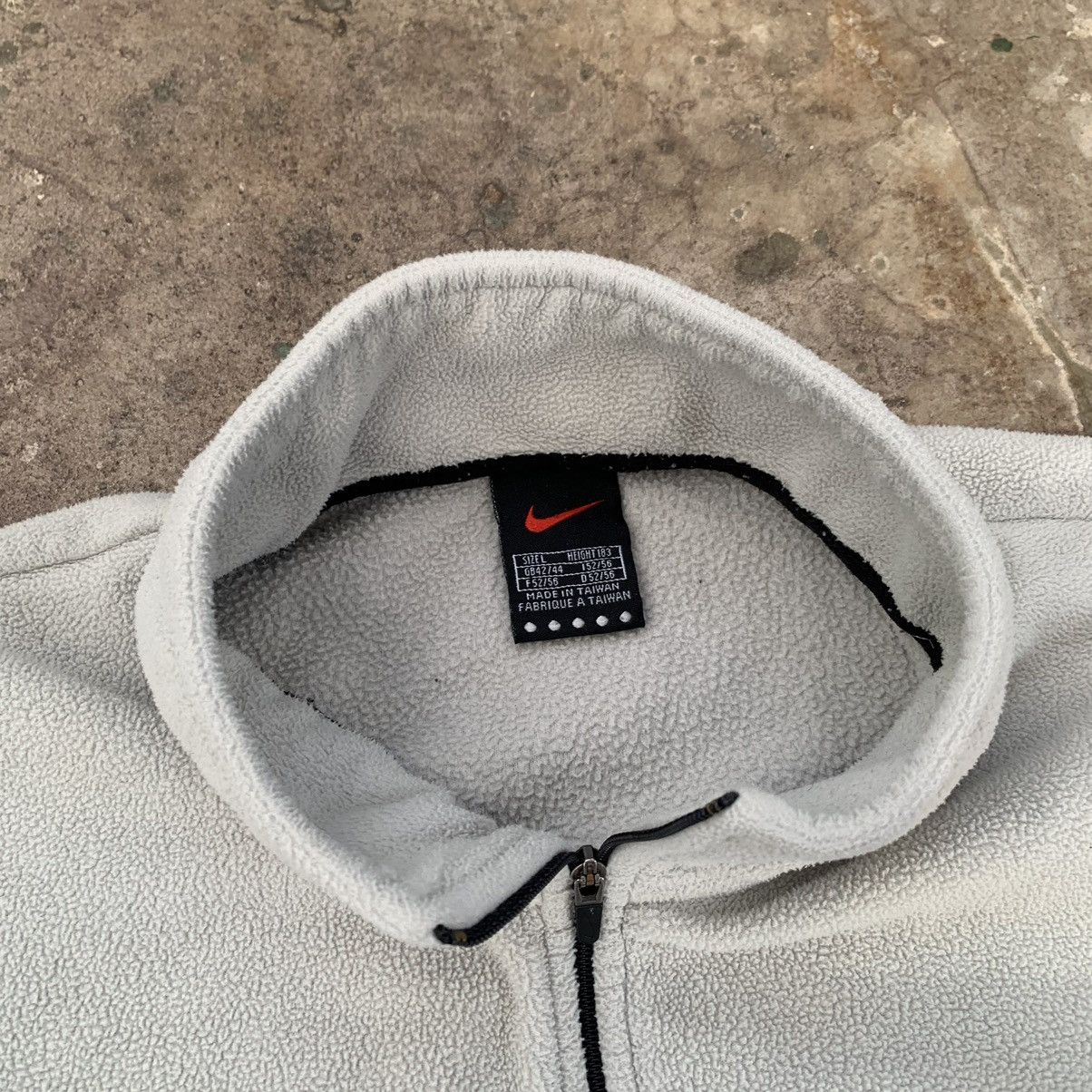 Nike × Vintage Nike y2k Vintage small Logo Fleece 1/3 Zip Baggy Sweatshirt Size US L / EU 52-54 / 3 - 8 Thumbnail