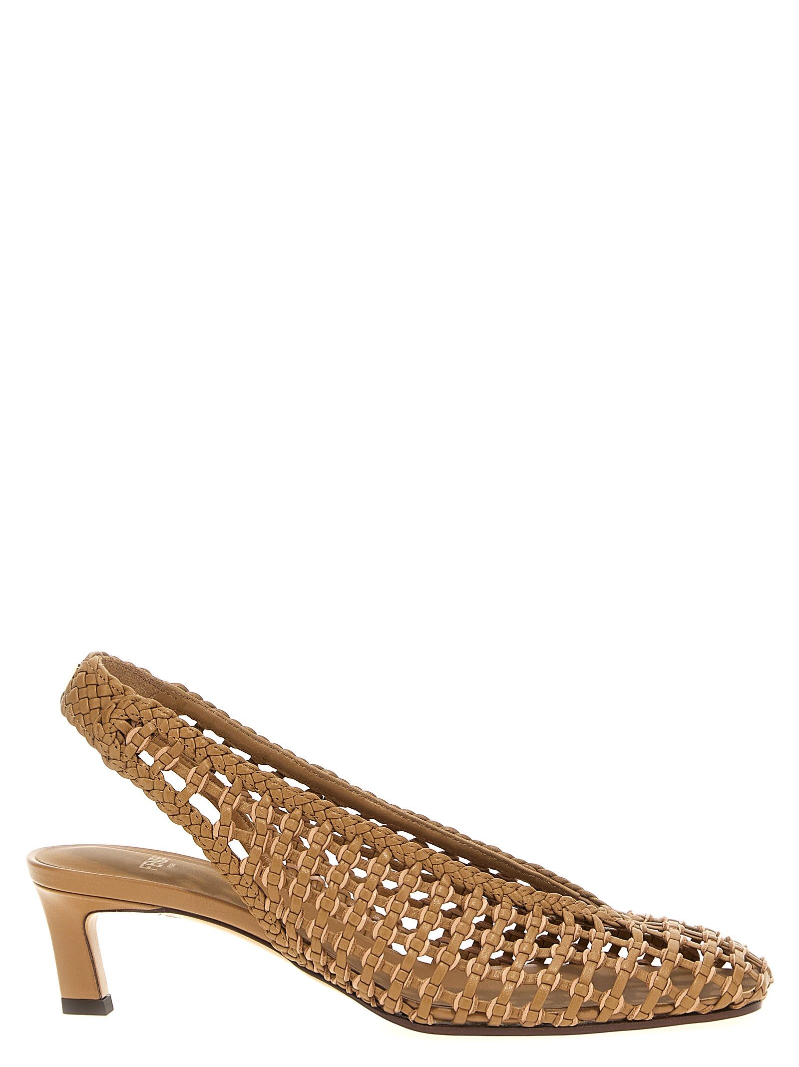 Fendi Braided Slingback Size US 11 / IT 41 - 1 Thumbnail