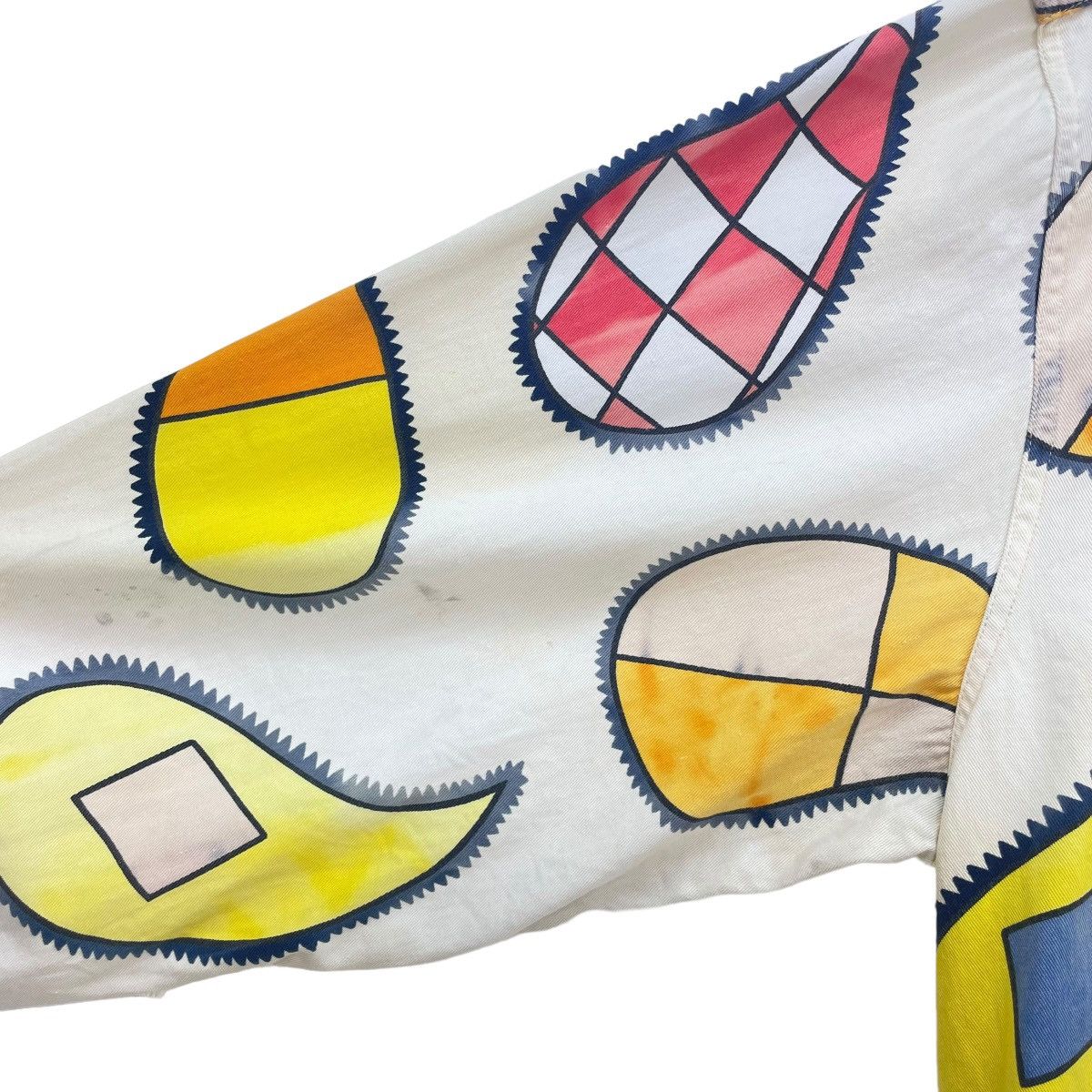 Jean Charles De Castelbajac × Vintage 💥Vtg Castelbajec Euro Paisley Nation Flag Bomber Jacket Size US XL / EU 56 / 4 - 7 Thumbnail