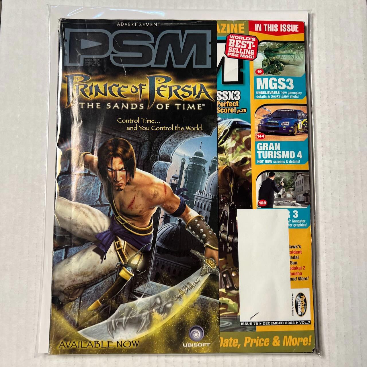 Playstation PSM Magazine #78 DEC 2003 SOCOM II Prince of Persia Size ONE SIZE - 1 Thumbnail
