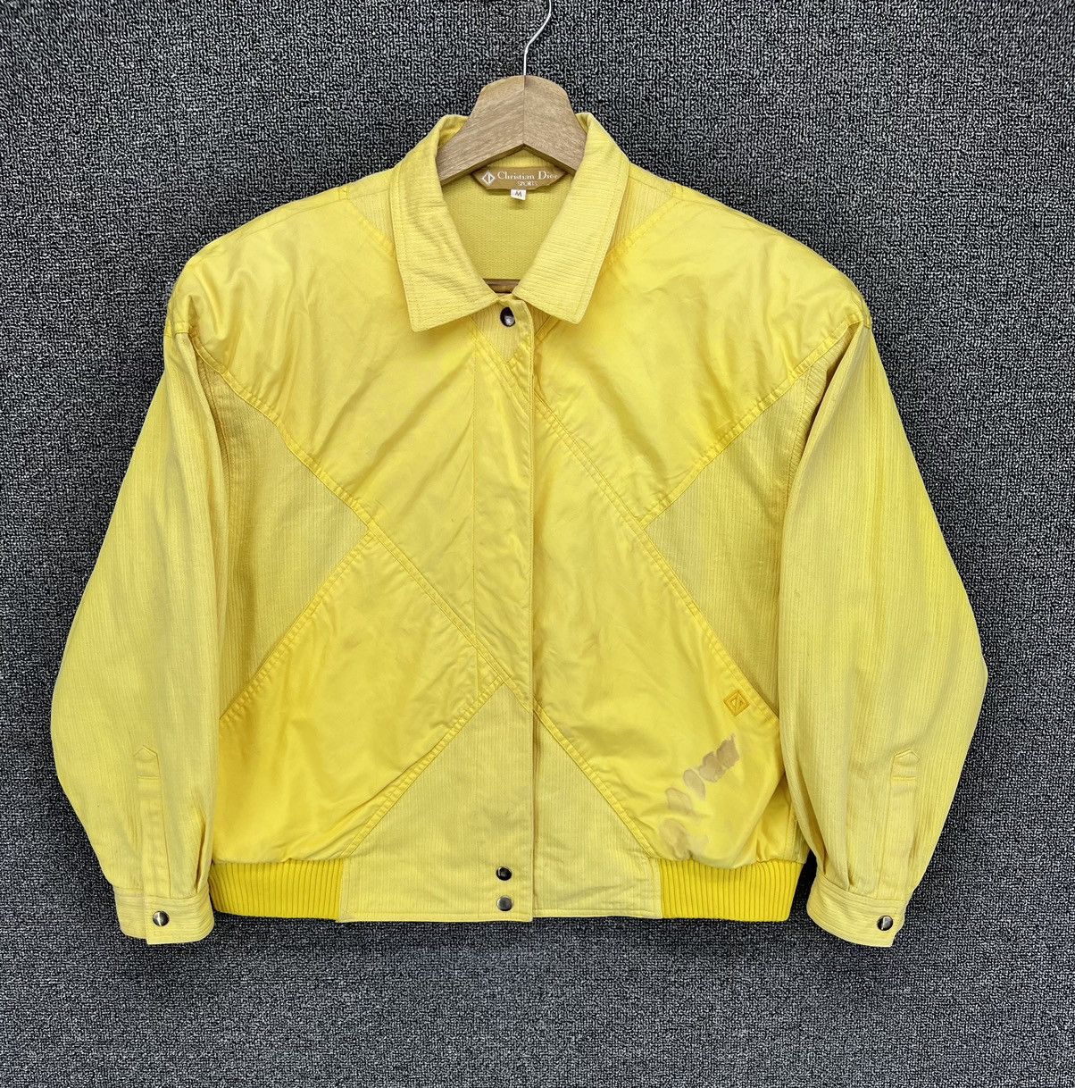Christian Dior Monsieur Vintage 90s Christian Dior Monsieur Sport Yellow Jacket Size M / US 6-8 / IT 42-44 - 1 Thumbnail