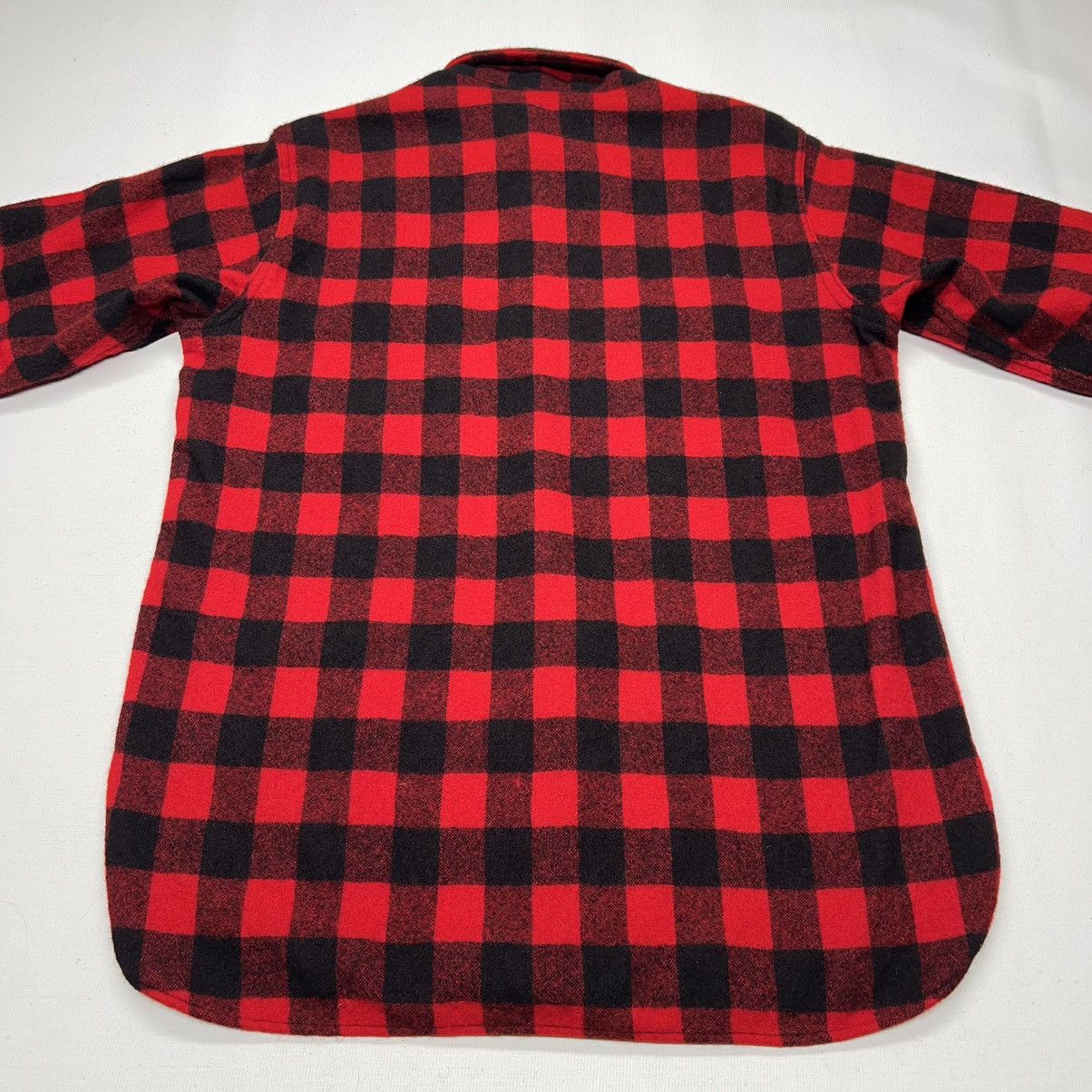 Vintage × Woolrich Woolen Mills Woolrich Flannel Shirt Red Plaid Buffalo Button Up Wool Size US L / EU 52-54 / 3 - 11 Thumbnail