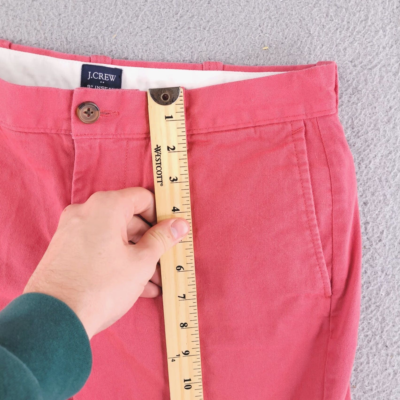 J.Crew J. Crew Shorts Mens 30 Pink Casual Cotton Chino 9" Inseam Preppy Shirt Pants Mens Size US 30 / EU 46 - 3 Thumbnail