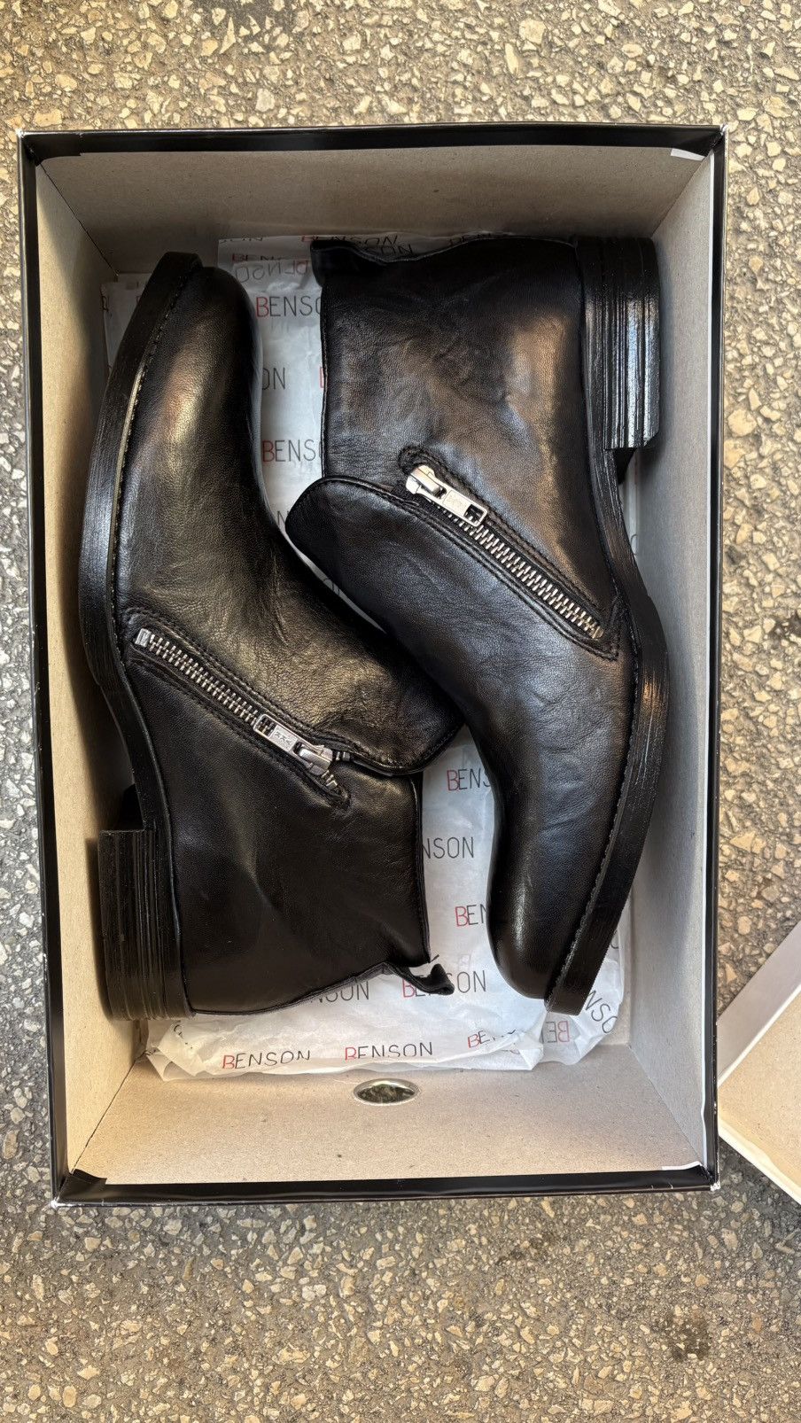 Other Handmade Italian Leather Ankle Boot 41 Minimalist Design Size US 8 / EU 41 - 15 Thumbnail