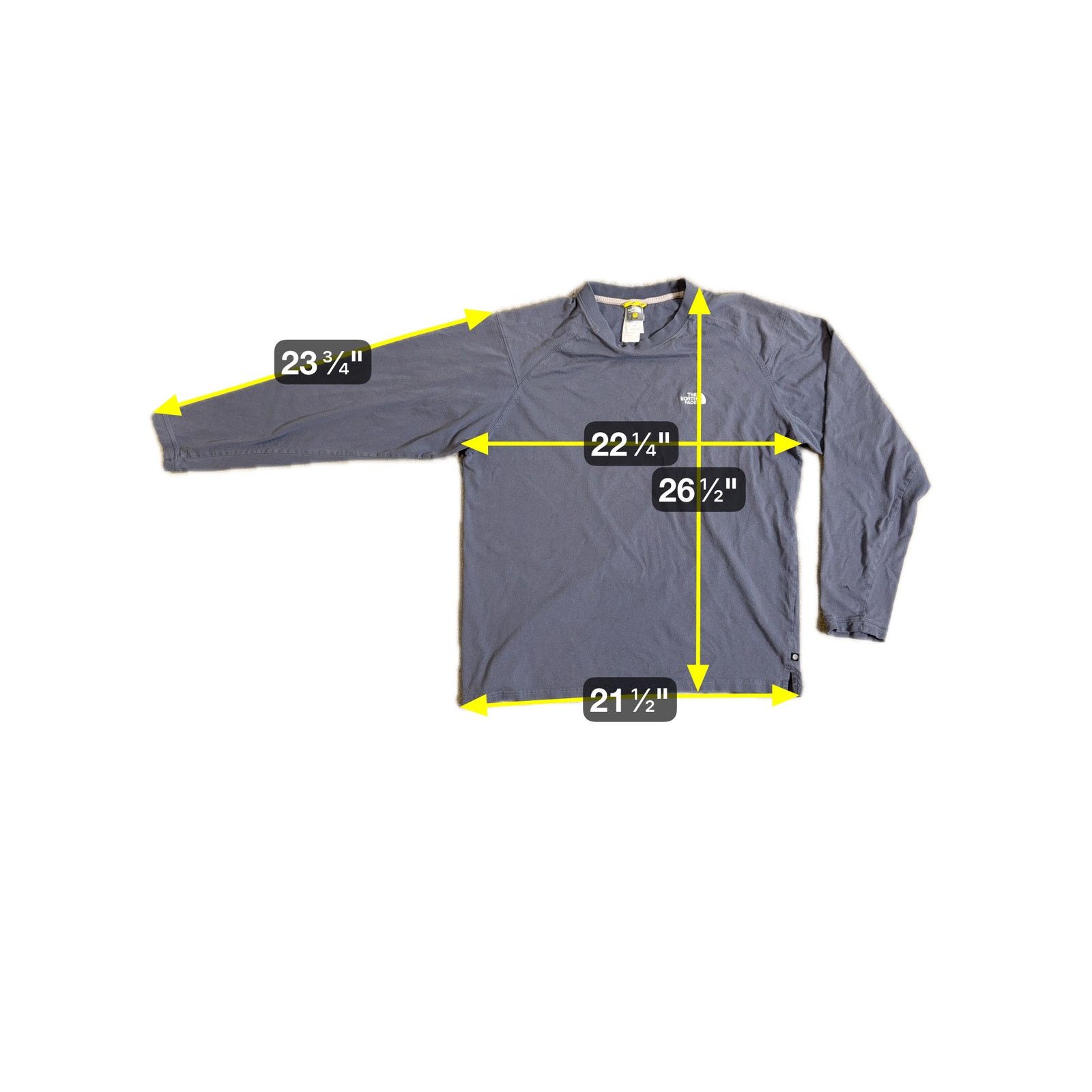 The North Face VTG The North Face A5 Series Mens L Long Sleeve T-Shirt Gray Size US XL / EU 56 / 4 - 10 Thumbnail