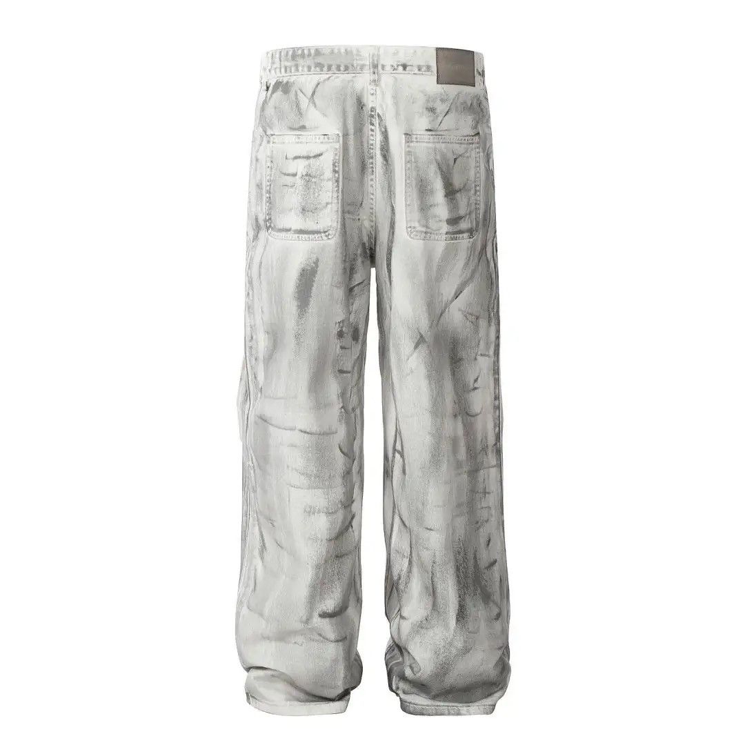Jean × Vintage Design Multi Pockets Washed Dirty Cargo Pants Size US 32 / EU 48 - 2 Thumbnail
