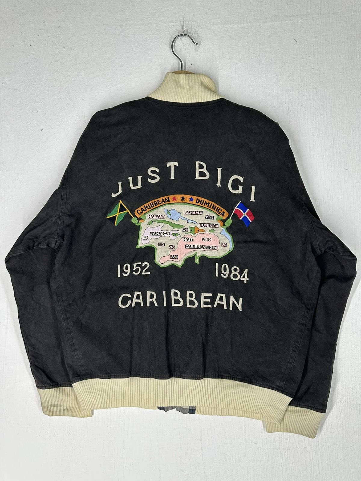 Caribbean Vintage Caribbean Just Bigi JayBay Reversible Bomber Jacket Size US M / EU 48-50 / 2 - 14 Thumbnail