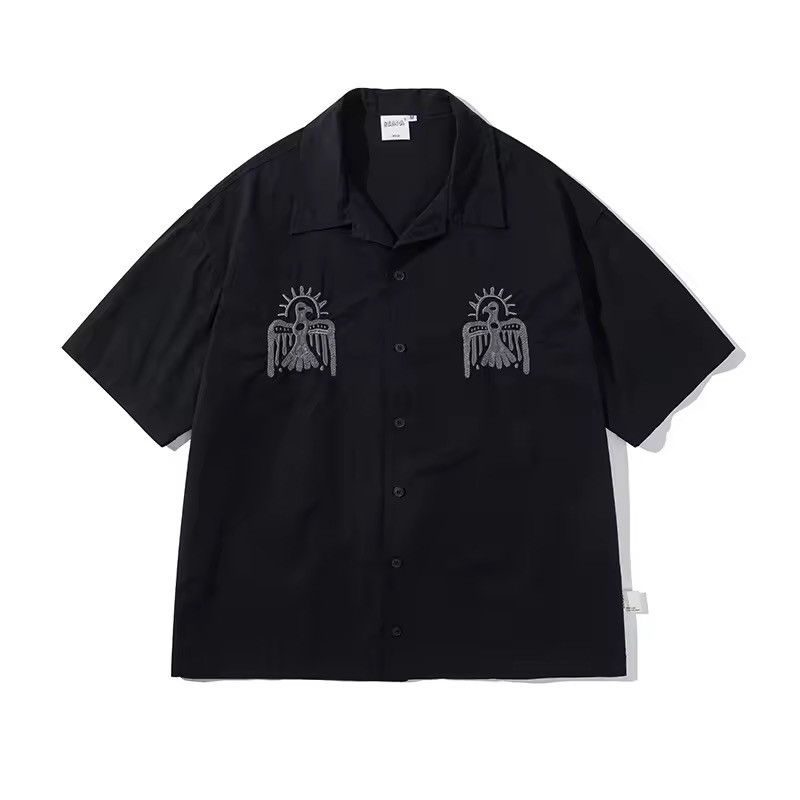 Other Embroidery Casual Retro Streetwear Loose Summer Shirt Size US M / EU 48-50 / 2 - 3 Thumbnail