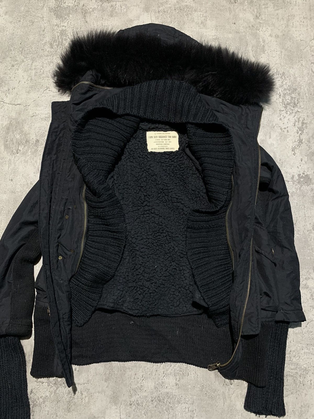 If Six Was Nine SLY JAPAN multi zipper convertible punk raccoon fur jacket Size US S / EU 44-46 / 1 - 8 Thumbnail