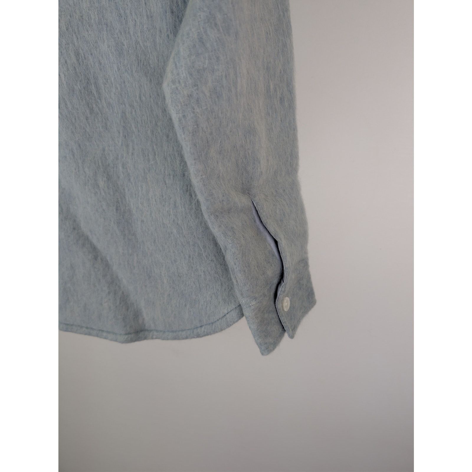 Aime Leon Dore o1rshd1 Long Sleeve Mohair Button up Shirt in Skywriting Size US S / EU 44-46 / 1 - 13 Thumbnail