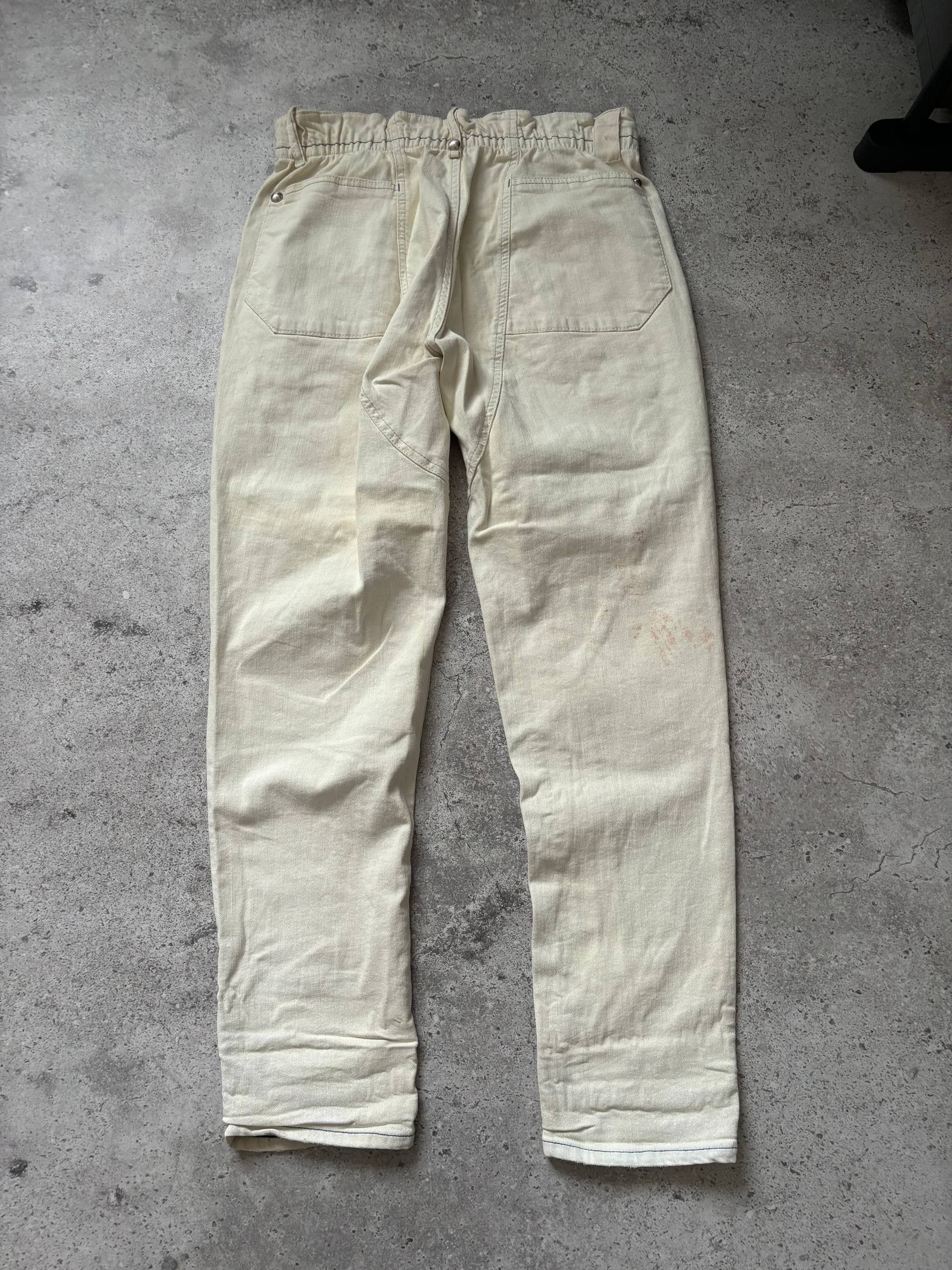 Japanese Brand Avant Garde High Use Patchwork Pants Waxed Cottone Size US 32 / EU 48 - 10 Thumbnail
