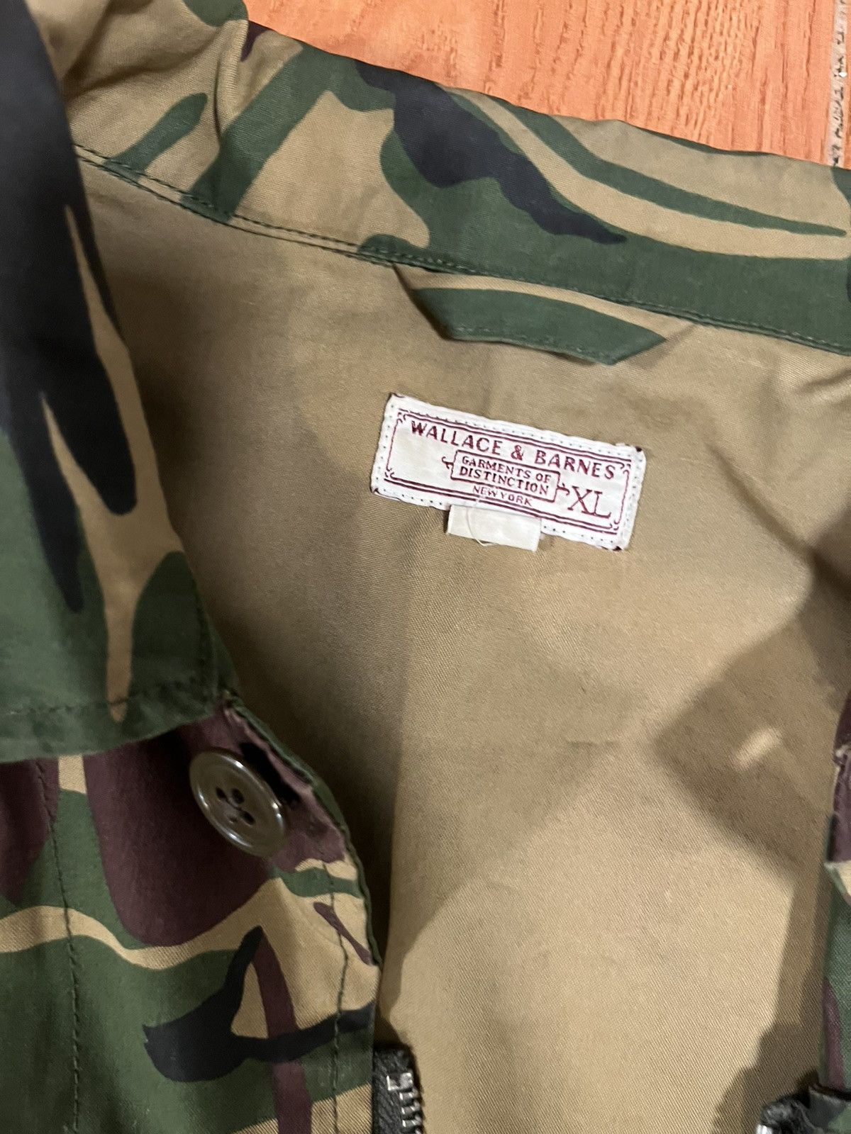 Wallace & Barnes Camo ziper jacket shirt vintage Size US XL / EU 56 / 4 - 6 Thumbnail