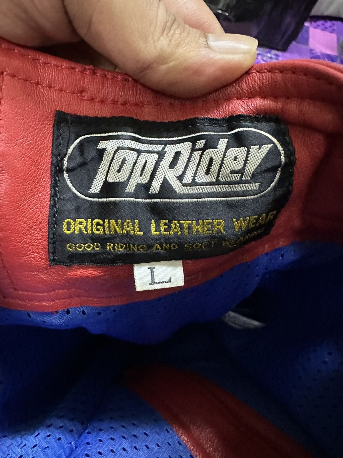 Leather Vtg Nankai motorcycle racing top rider leather pants Size US 30 / EU 46 - 7 Thumbnail