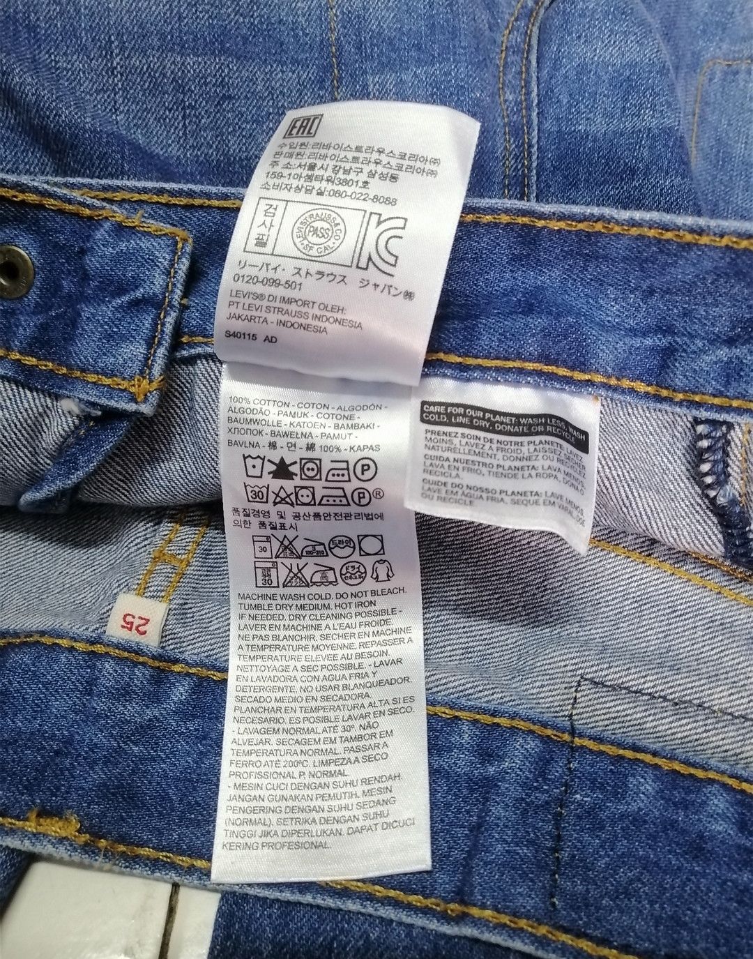 Levi's × Levi's Vintage Clothing Levi's Strauss Orange Tab Wide Leg Denim Jeans Size 27" / US 4 / IT 40 - 9 Thumbnail