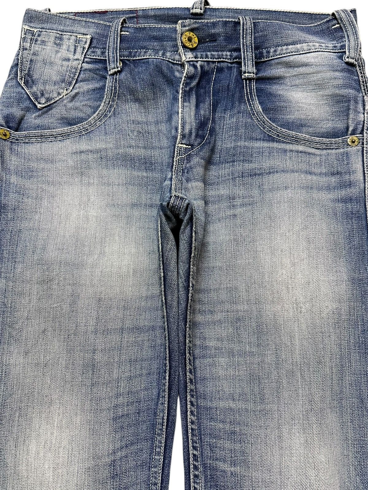 Levi's Vintage Clothing Vintage Levi’s 504 Carpenter Buckle Belt Denim Size US 30 / EU 46 - 2 Thumbnail