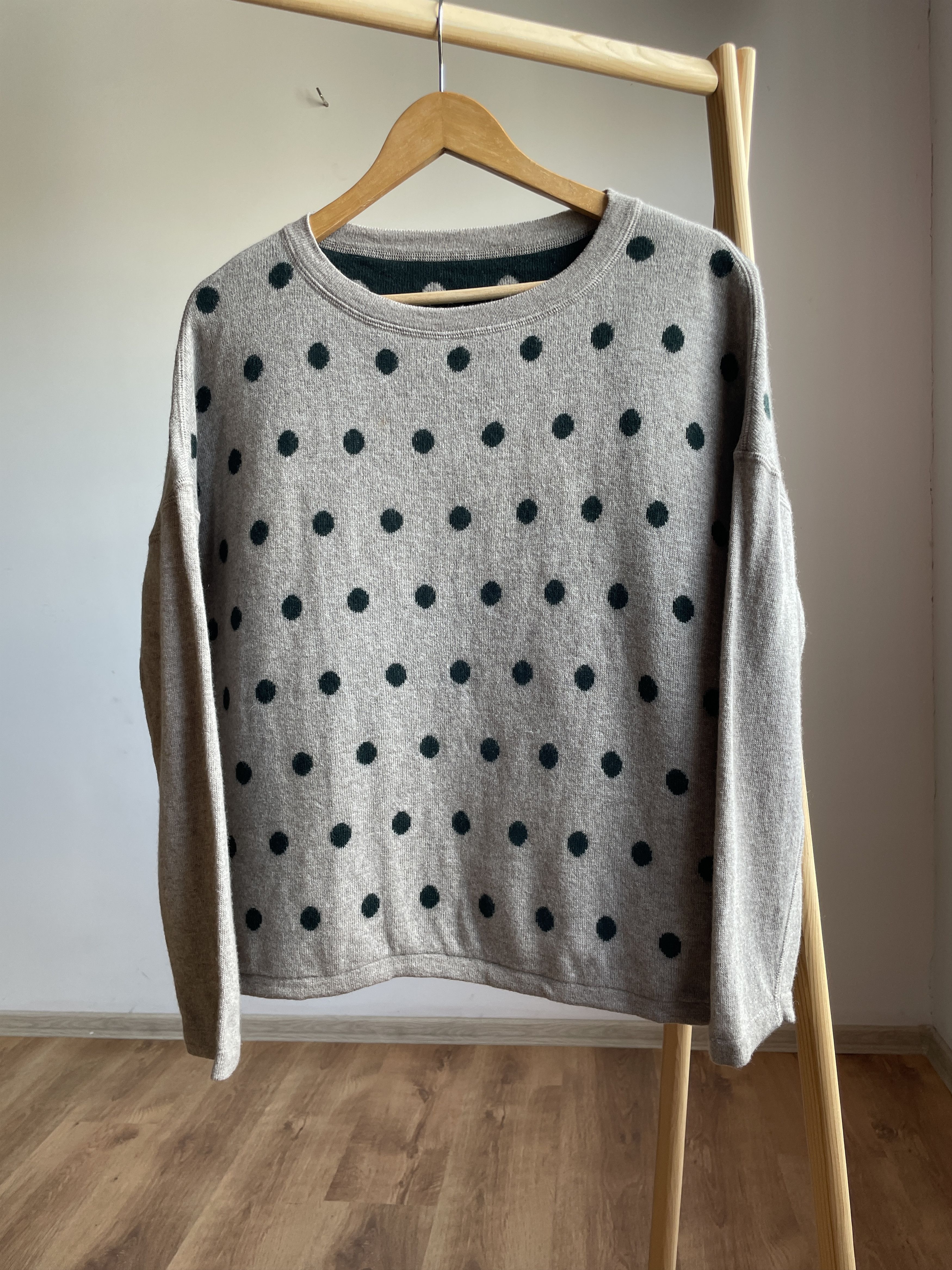 Weekend Max Mara Weekend Max Mara Polka Dot Wool Blend Sweater Size M / US 6-8 / IT 42-44 - 1 Thumbnail