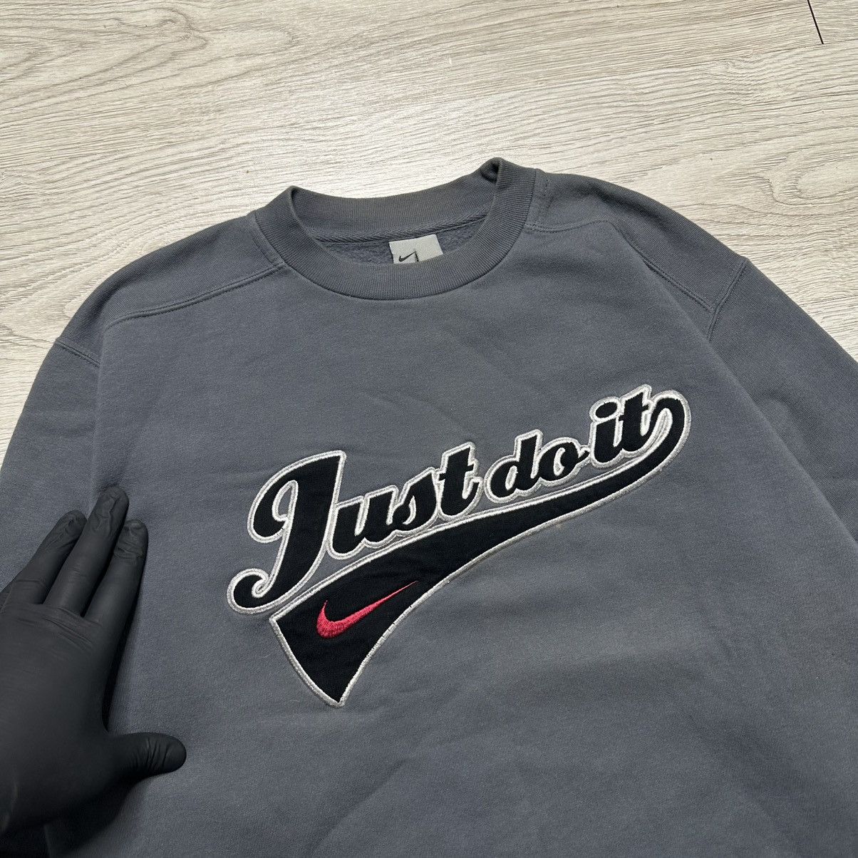 Nike Vintage Nike sweatshirt Just do it it oversize with Big logo Size US S / EU 44-46 / 1 - 3 Thumbnail