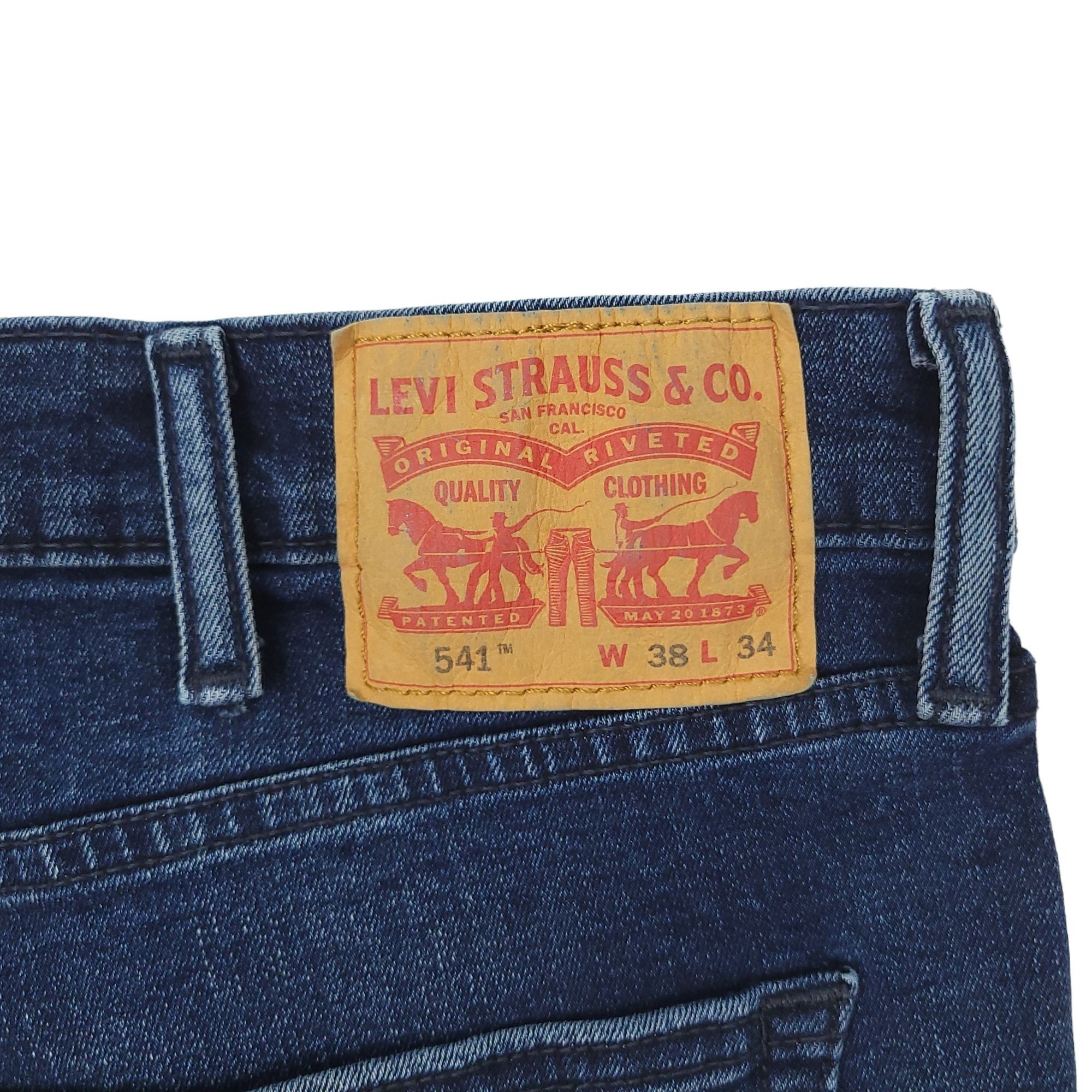 Levi's Levis 541 Jeans Mens 38x34 (Fit 38x32) Altered Hem Athletic Size US 38 / EU 54 - 7 Thumbnail