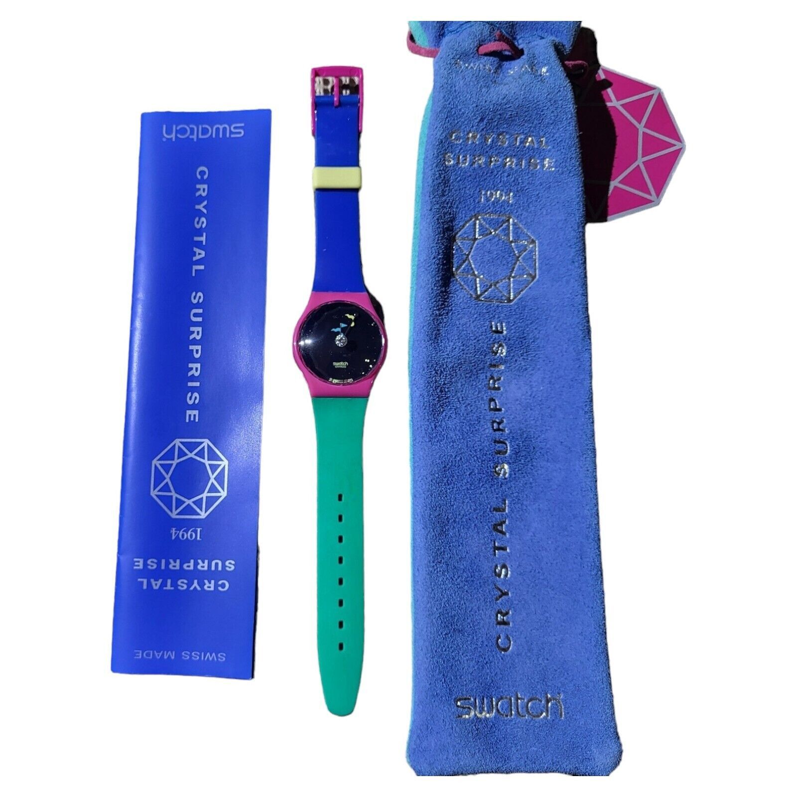 Swatch SWATCH Watch - CRYSTAL SURPRISE - GZ129 - CLUB WATCH 1994 Size ONE SIZE - 1 Thumbnail