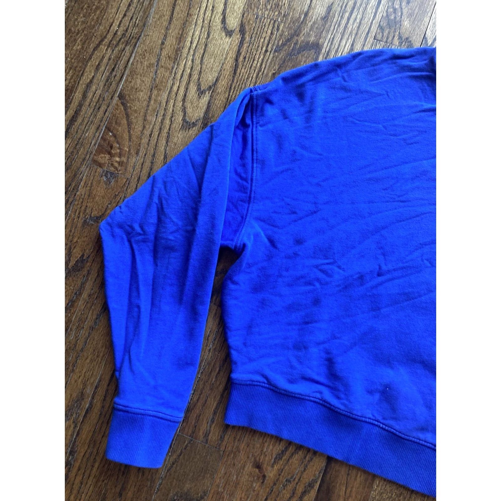 Vintage Tasc Sweatshirt Womens XS Blue Bamboo Blend Crewneck Open Bottom Pullover Casual Casual Workwear Size XS / US 0-2 / IT 36-38 - 2 Thumbnail