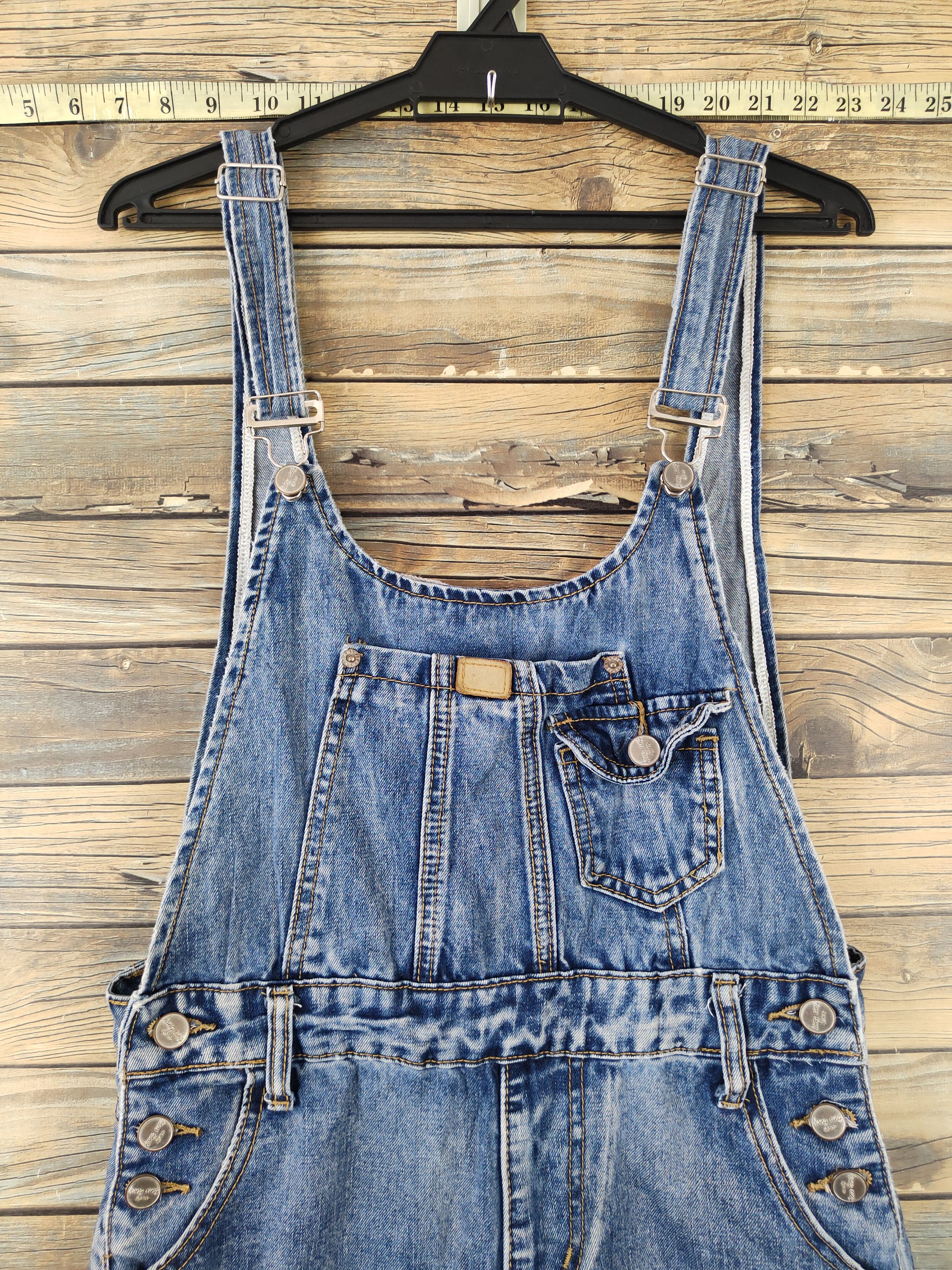 Japanese Brand × Vintage Vintage Japanese Brand Blue Denim Jumpsuits Size 31" - 2 Thumbnail