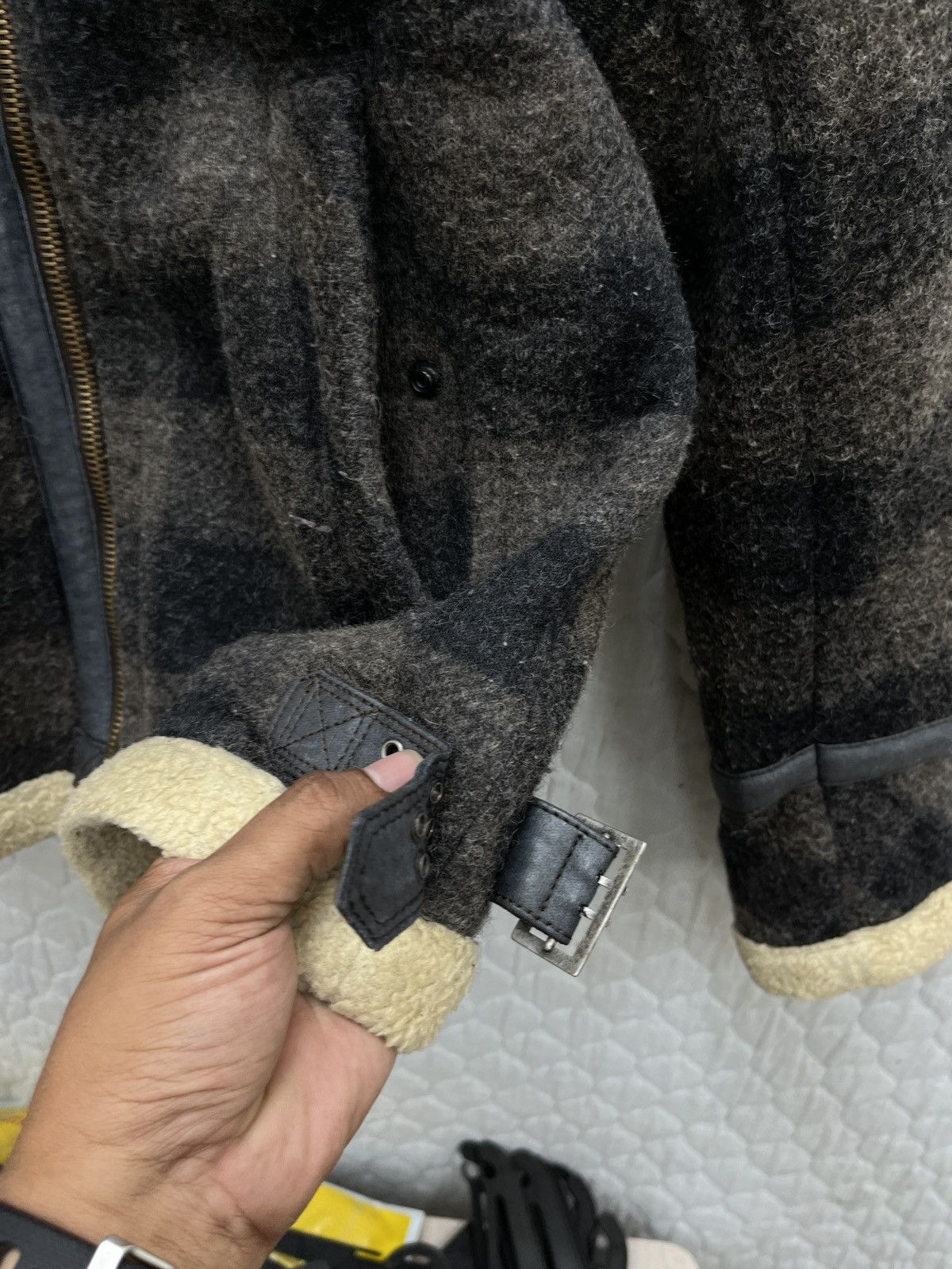 Diesel 🔥STEALS🔥 DIESEL SHEARLING JACKET Size M / US 6-8 / IT 42-44 - 18 Thumbnail